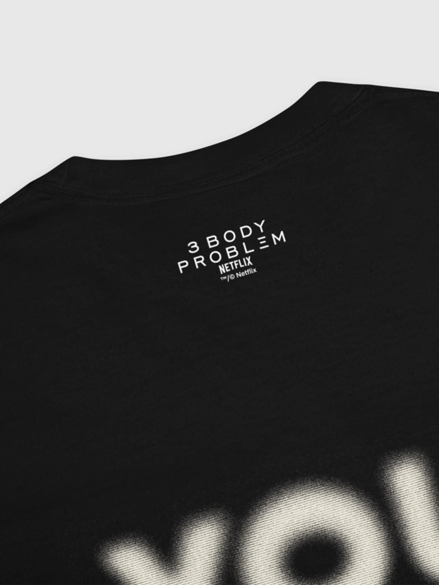 3 Body Problem Eye Unisex Heavyweight T-Shirt [Black] - Image 4