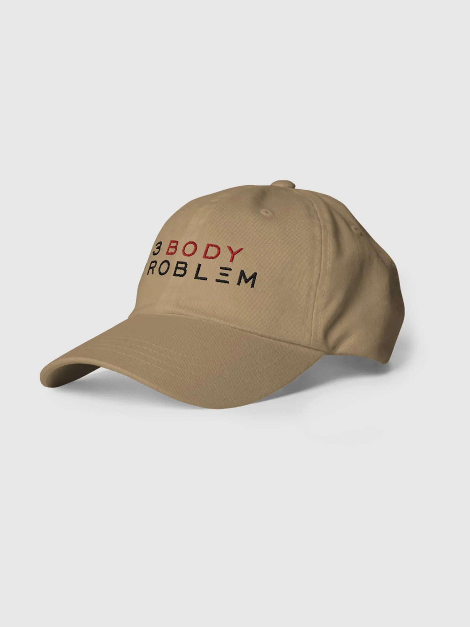 3 Body Problem Logo Dad Hat [Khaki] - Image 2