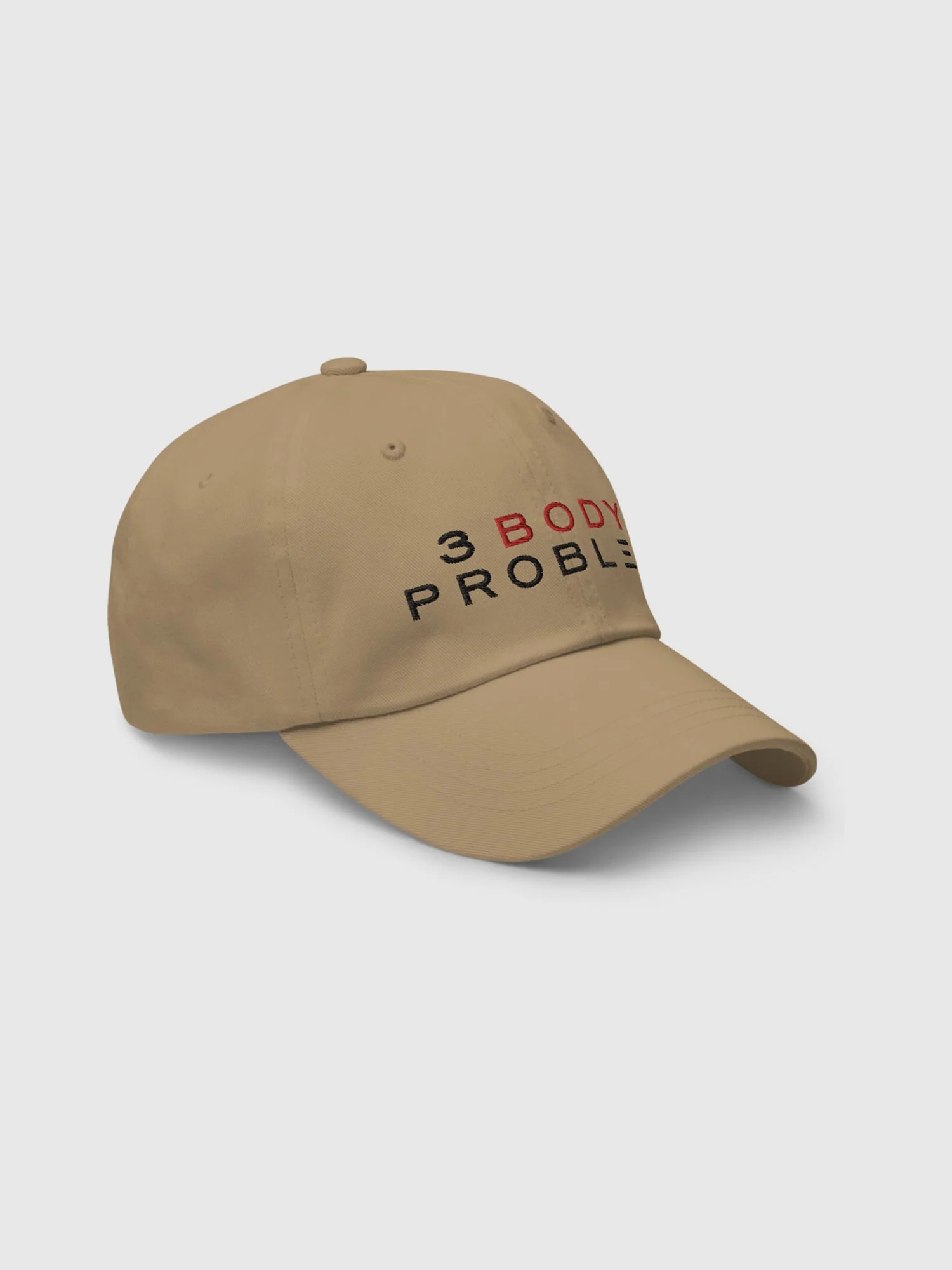 3 Body Problem Logo Dad Hat [Khaki] - Image 3