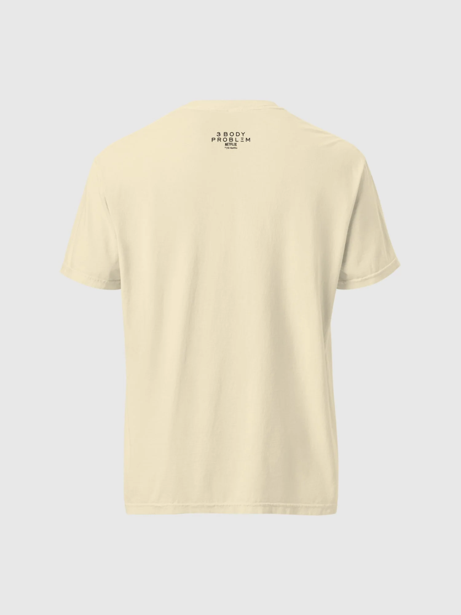 3 Body Problem You Are Bugs Unisex Heavyweight T-Shirt [Ivory] - Image 3