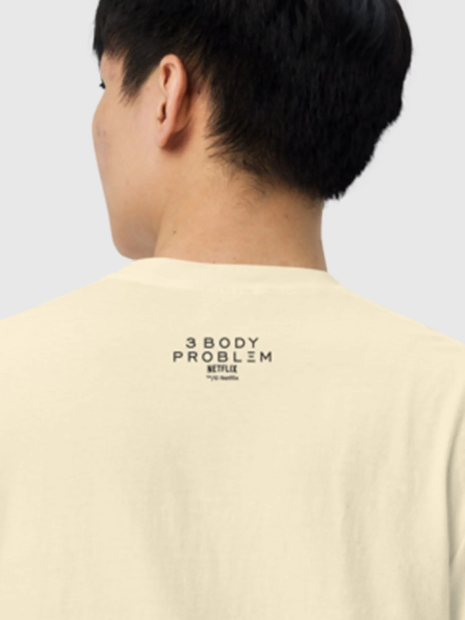 3 Body Problem You Are Bugs Unisex Heavyweight T-Shirt [Ivory] - Image 4