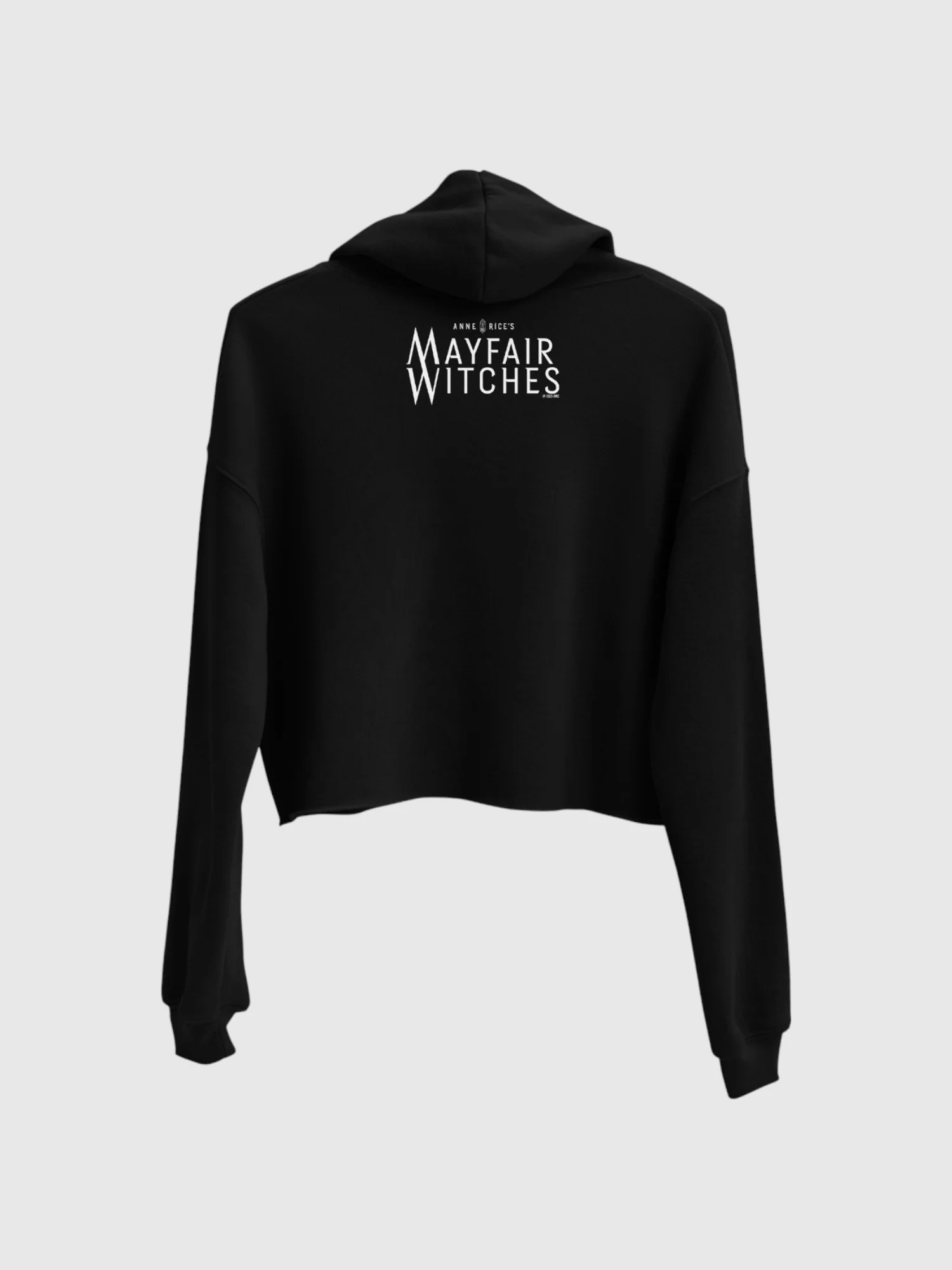 Anne Rice's Mayfair Witches Talamasca Women's Fleece Crop Hooded Sweatshirt - Image 2