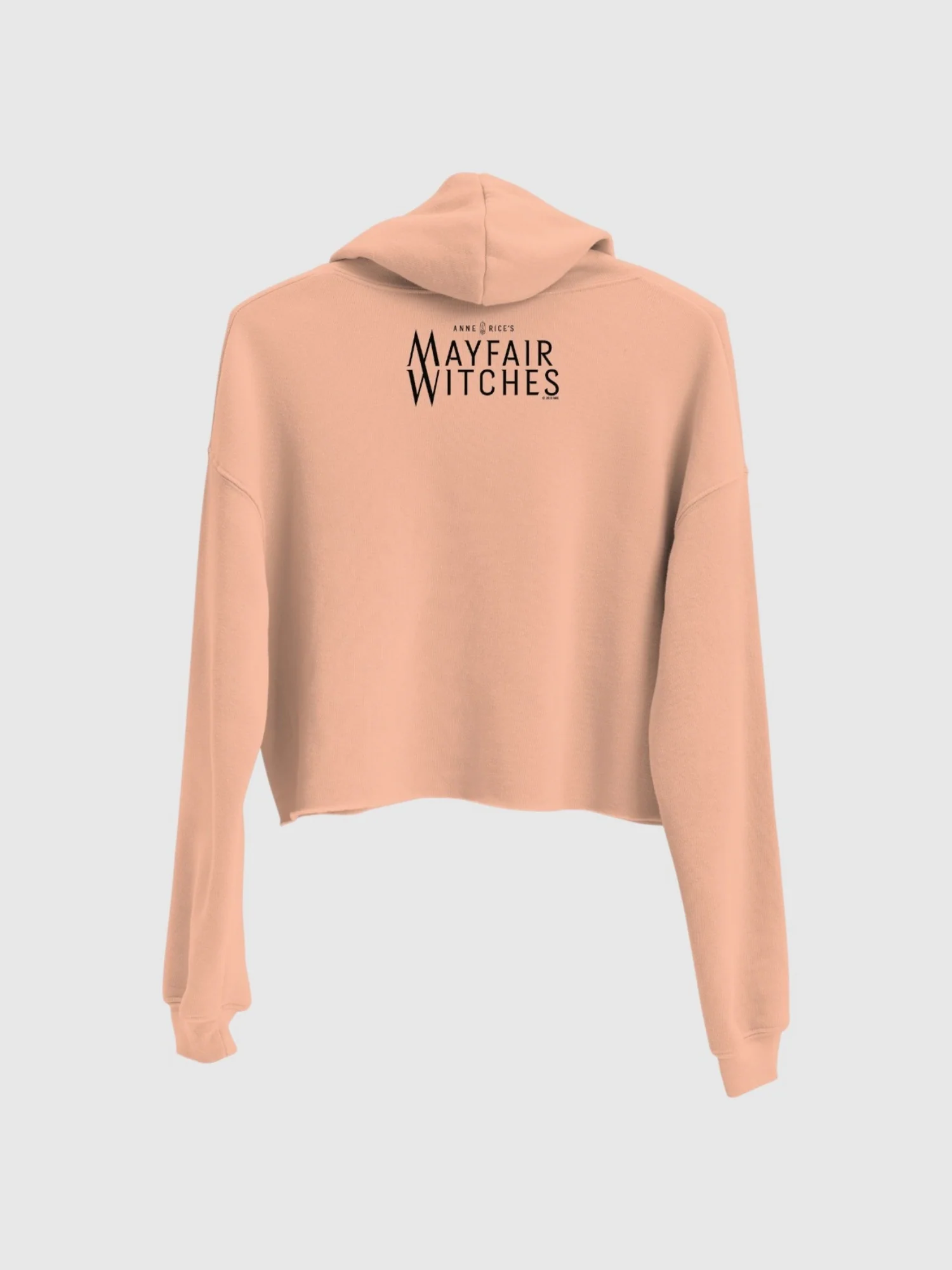 Anne Rice's Mayfair Witches Talamasca Women's Fleece Crop Hooded Sweatshirt - Image 4