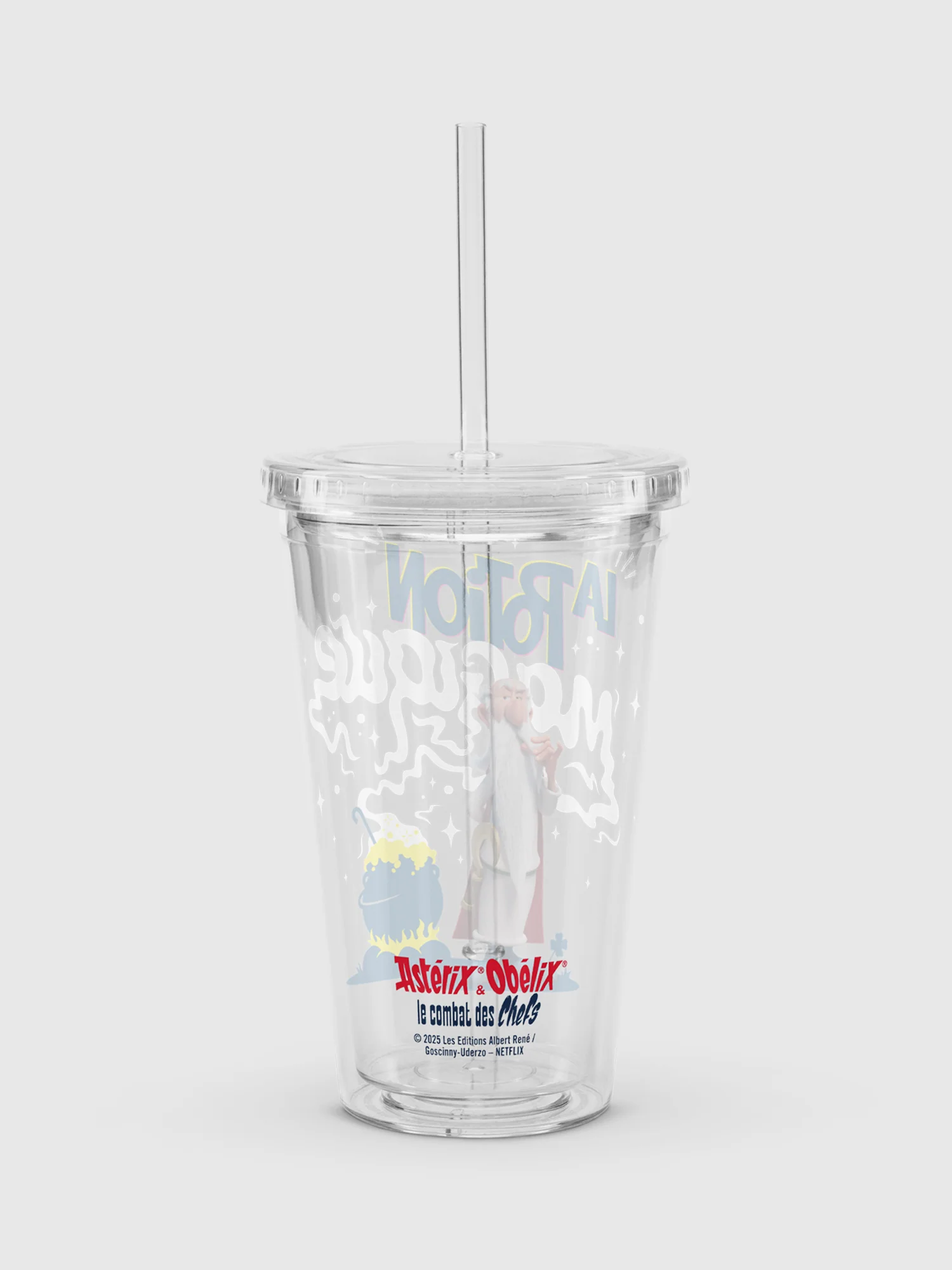 Astérix & Obélix La Potion Clear Plastic Tumbler - Image 4