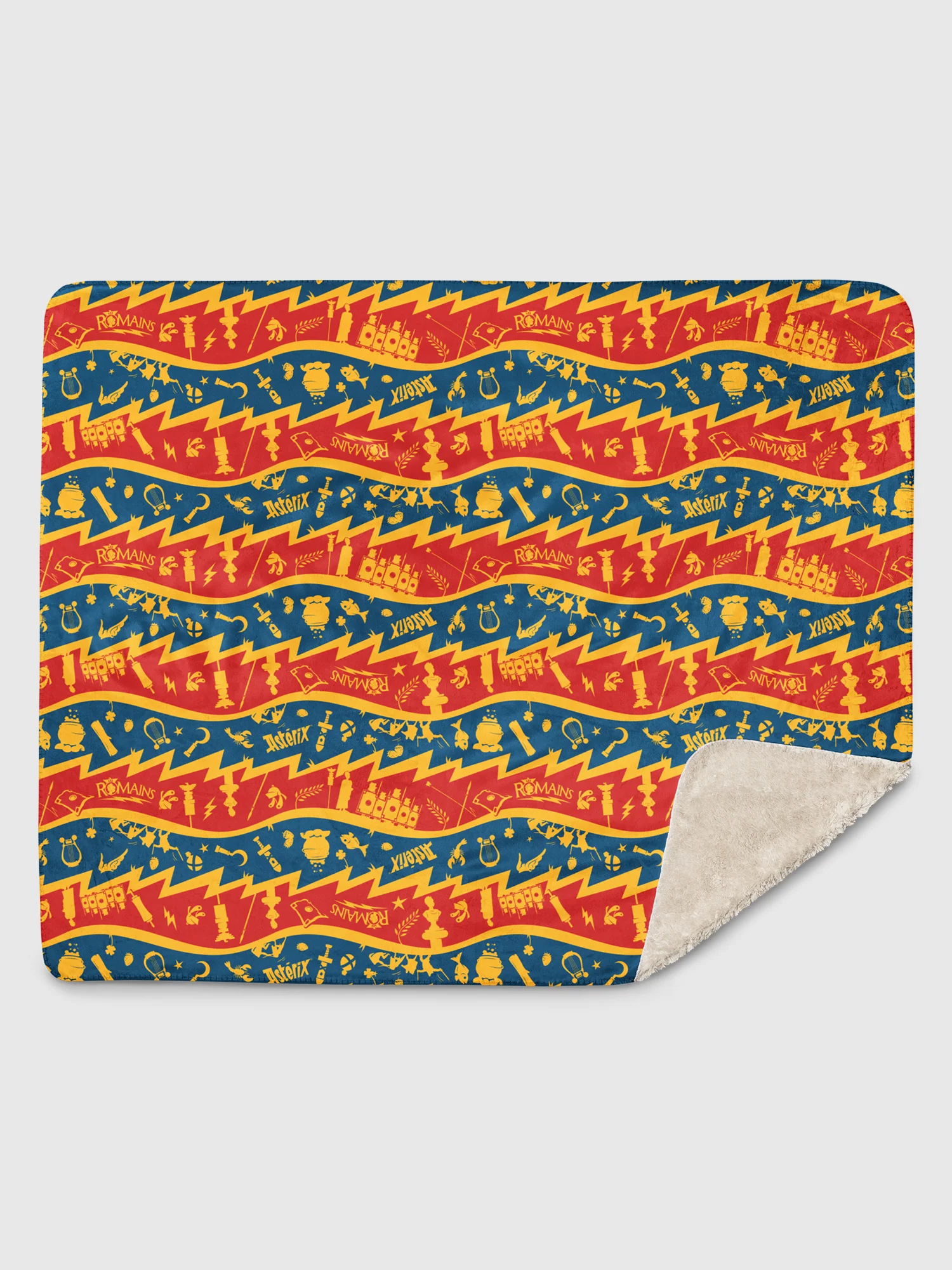 Astérix & Obélix Romans and Gauls Sherpa Blanket - Image 5