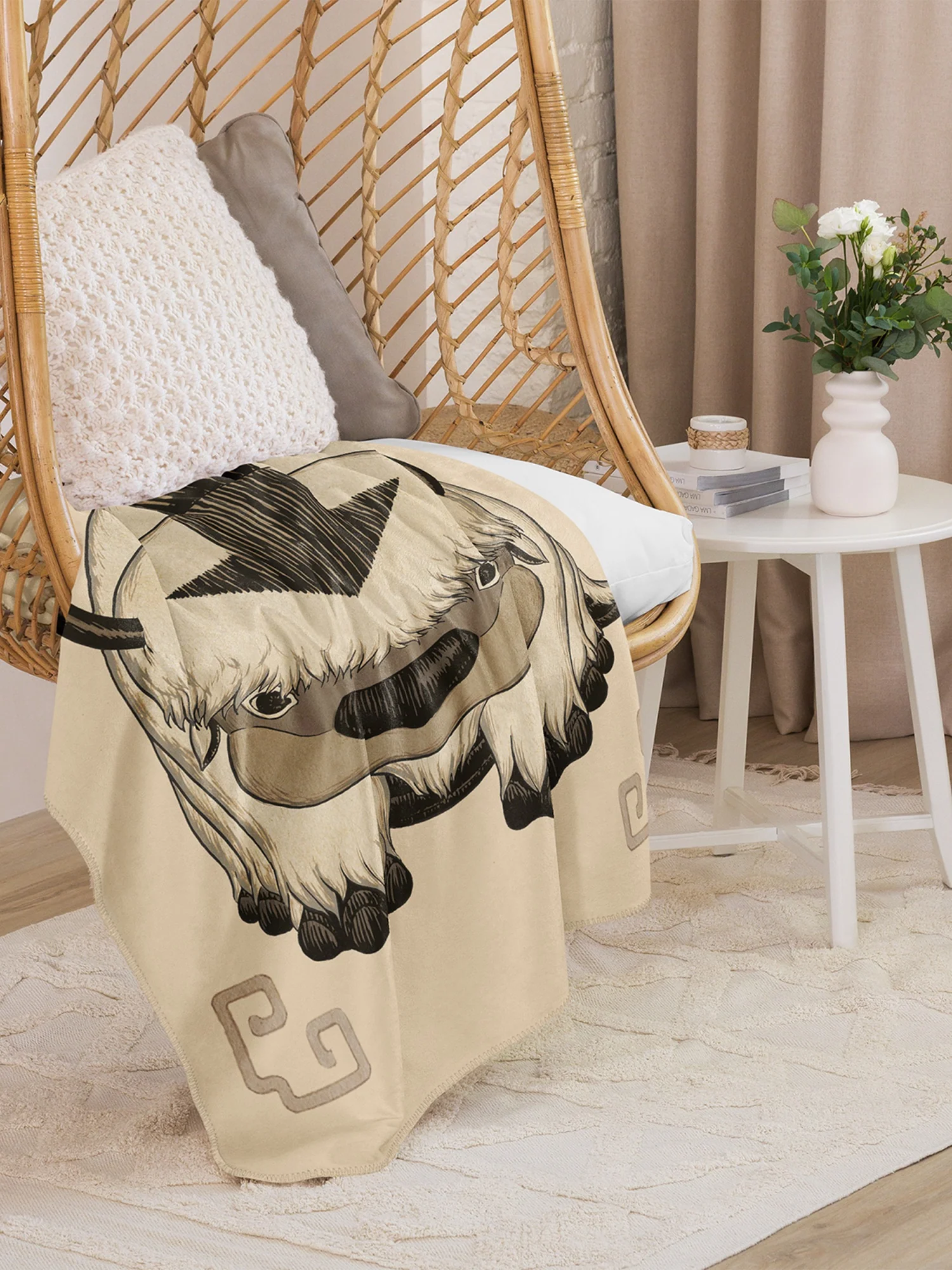 Avatar: The Last Airbender Appa Premium Sherpa Blanket - Image 6