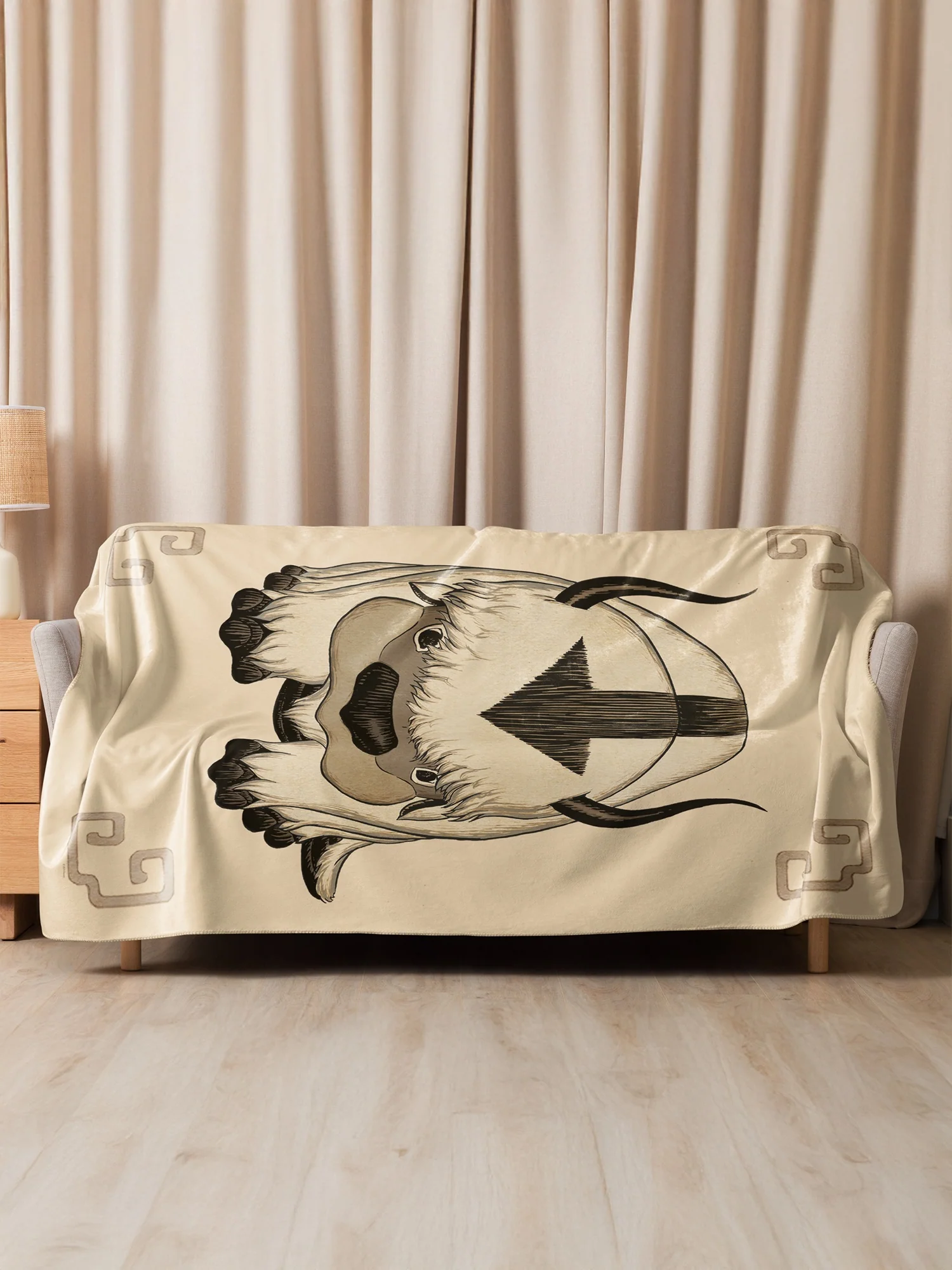 Avatar: The Last Airbender Appa Premium Sherpa Blanket - Image 7