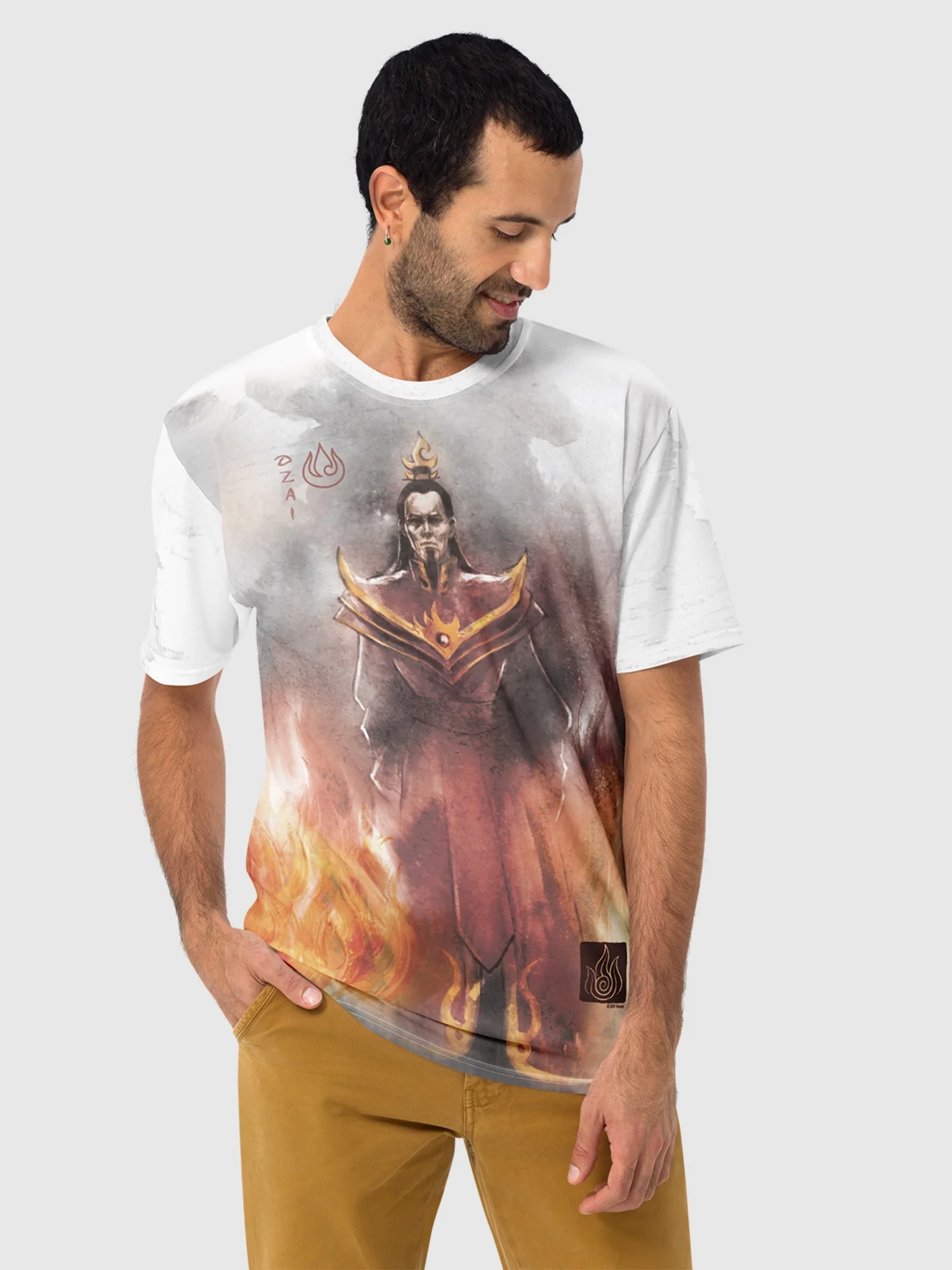 Avatar: The Last Airbender Ozai Watercolor T-Shirt - Image 3