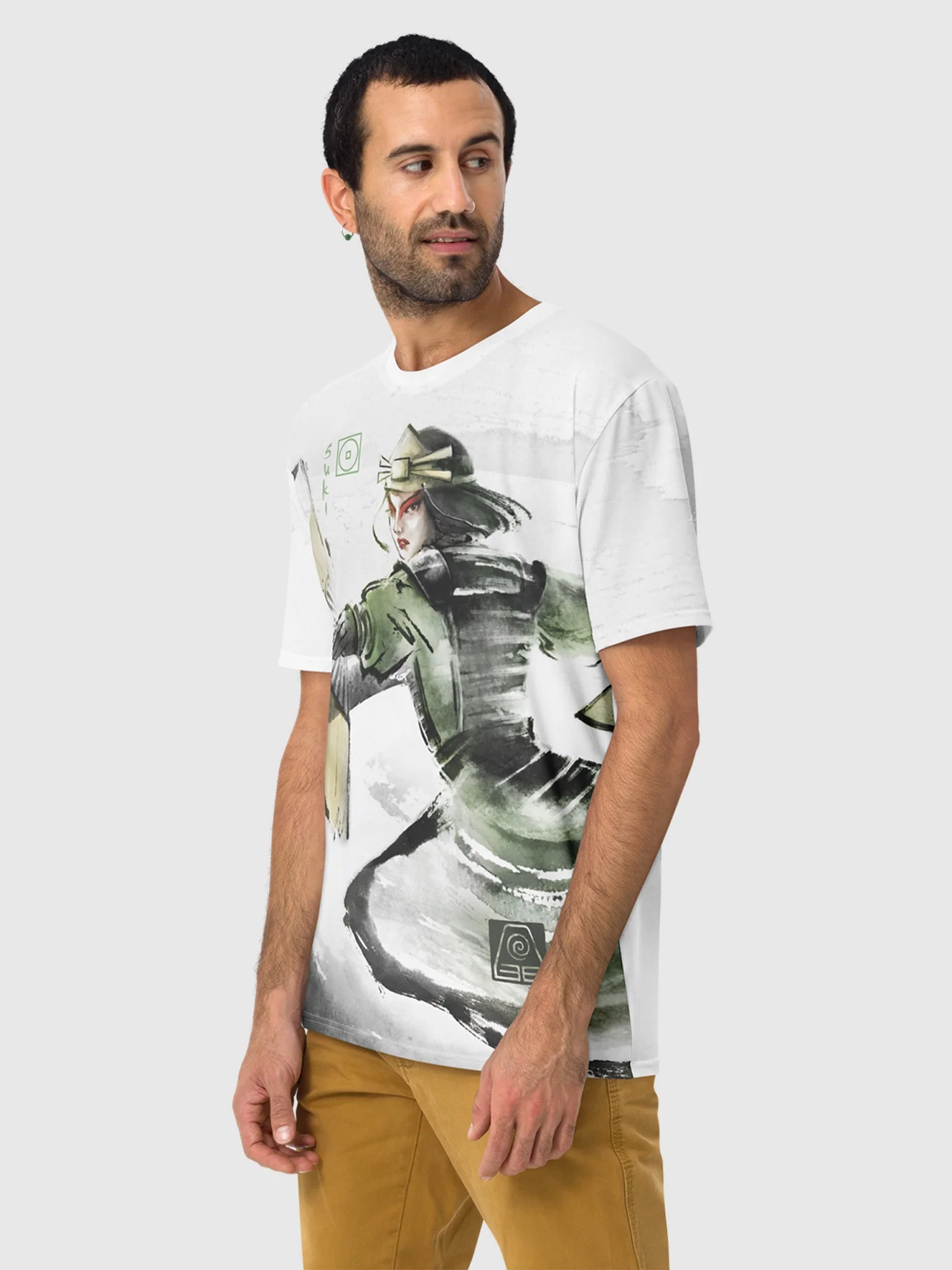 Avatar: The Last Airbender Suki Watercolor T-Shirt - Image 4