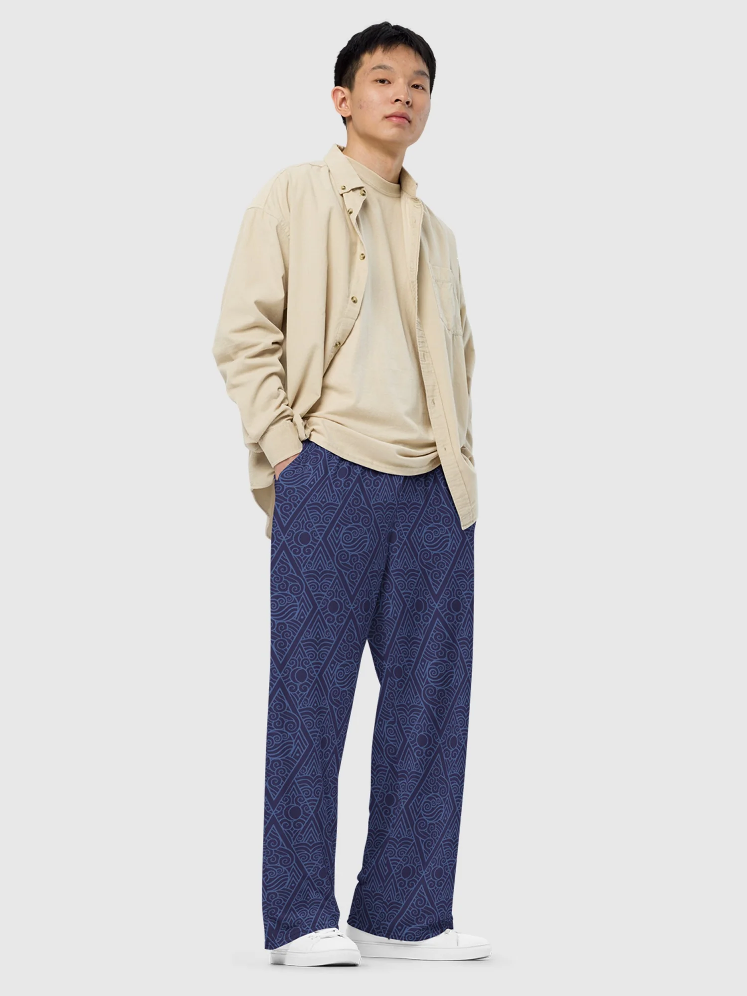Avatar: The Last Airbender Water Tribe Wide Leg Pants - Image 4