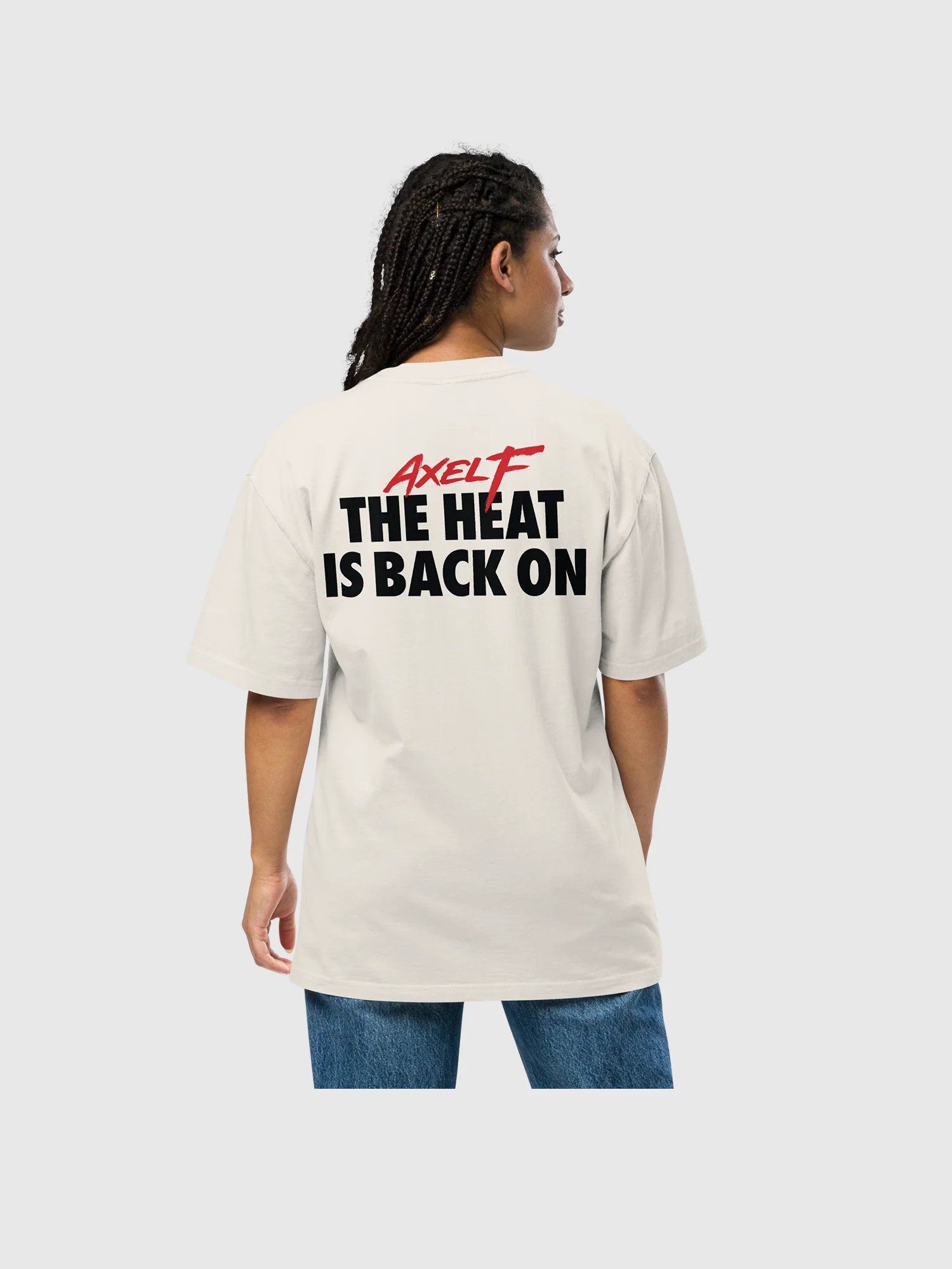 Beverly Hills Cop: Axel F The Heat is Back On Oversized T-shirt - Image 4