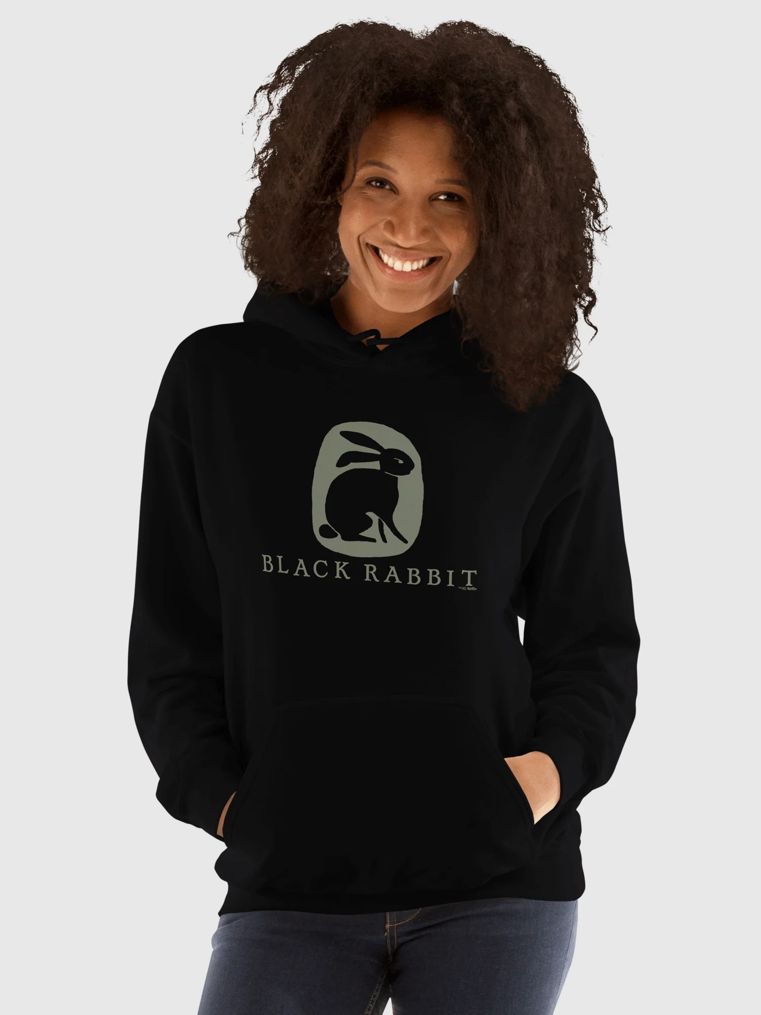 Black Rabbit Logo Hoodie - Image 2