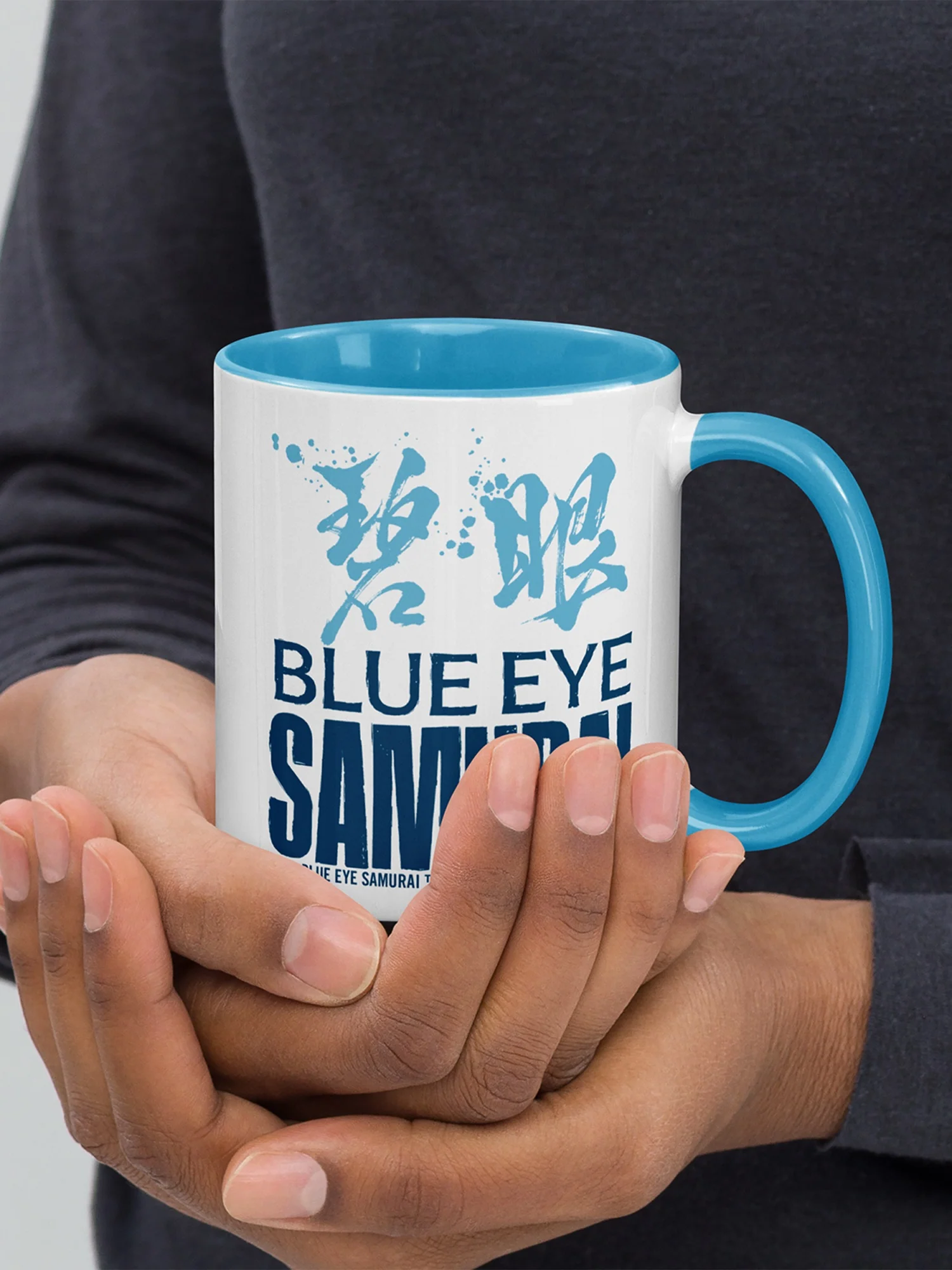 Blue Eye Samurai Chibi Mizu Two-Tone Mug - Image 4