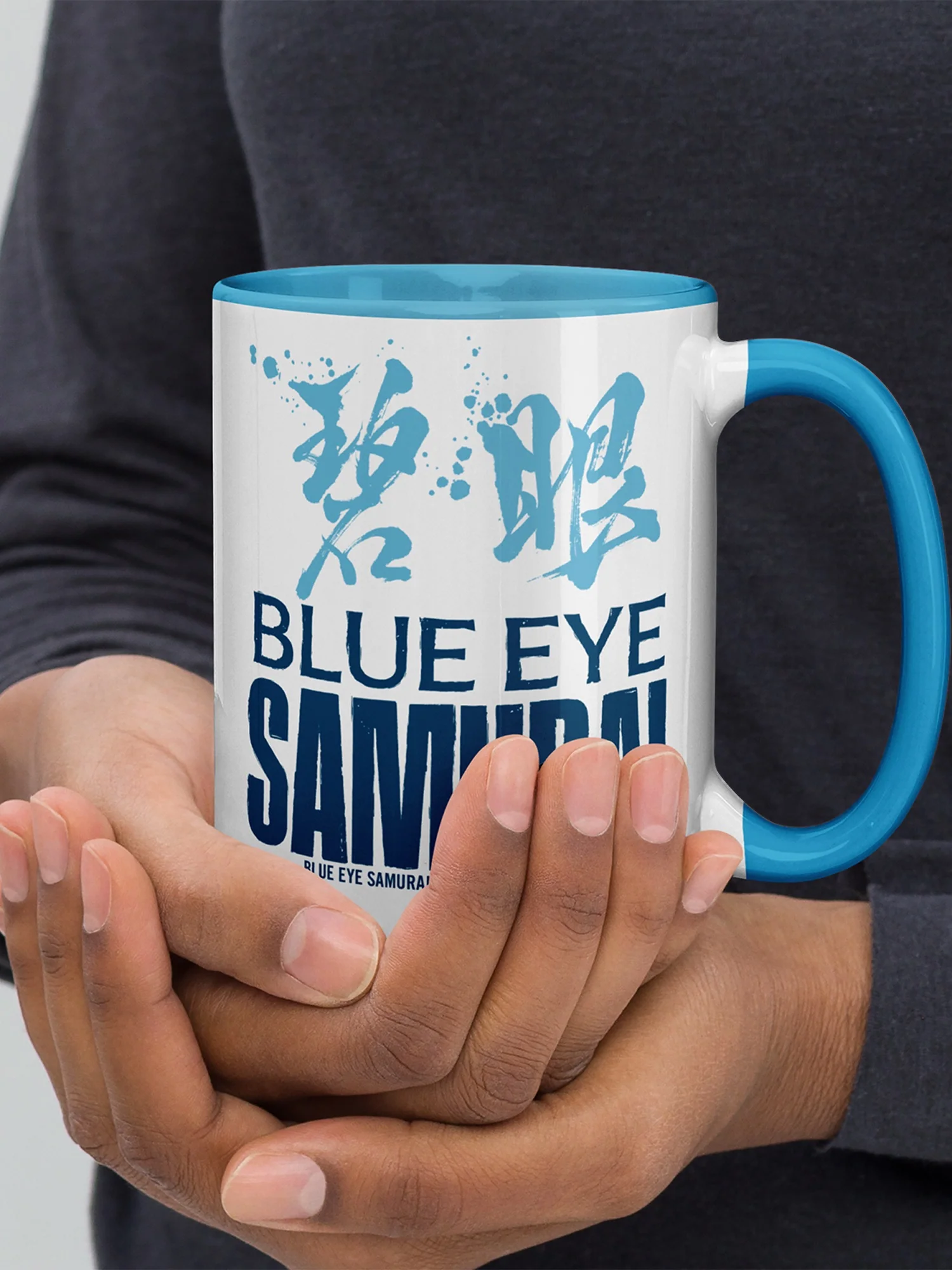 Blue Eye Samurai Chibi Mizu Two-Tone Mug - Image 8