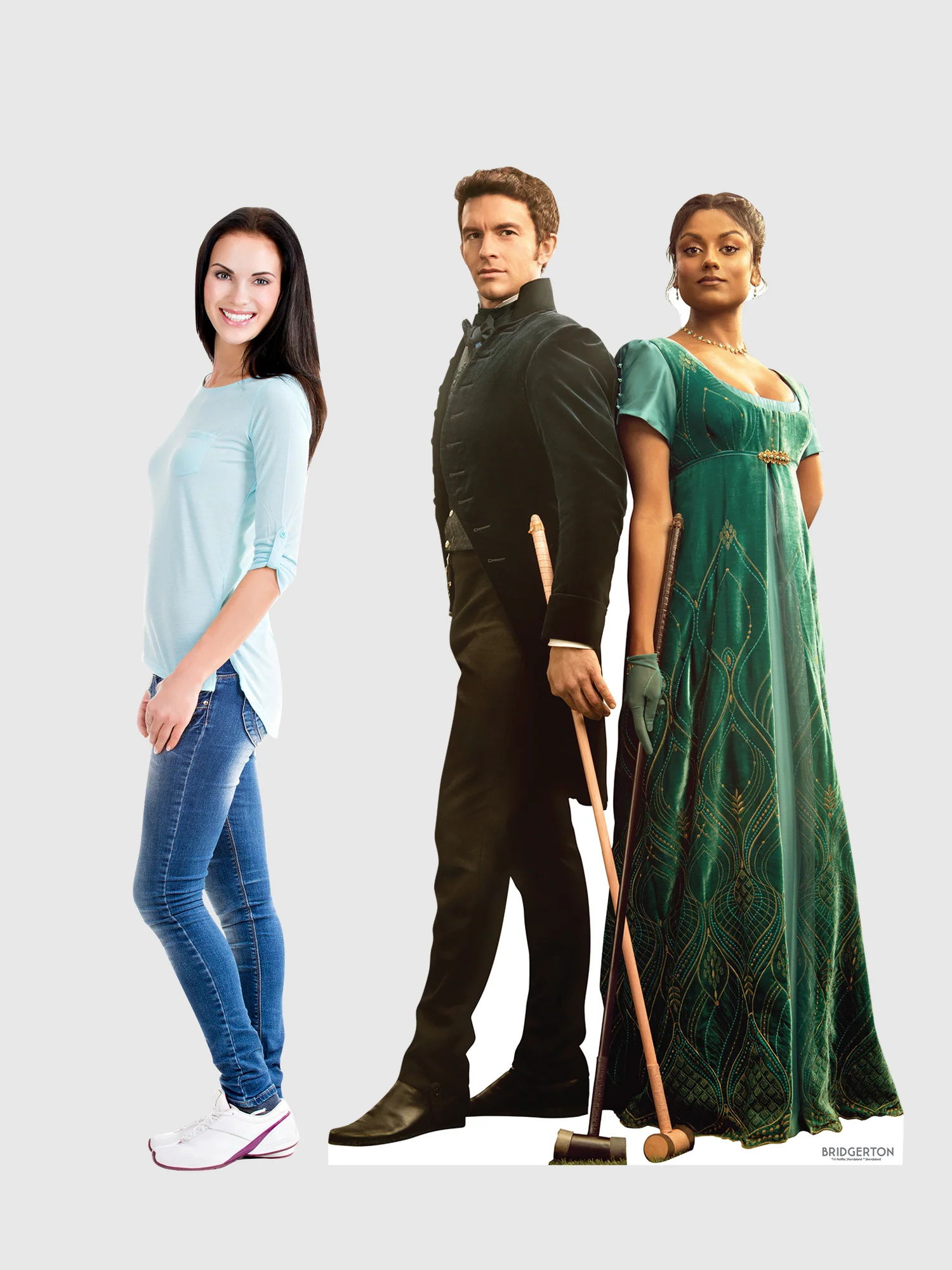 Bridgerton Anthony & Kate Cardboard Cutout Standee - Image 3