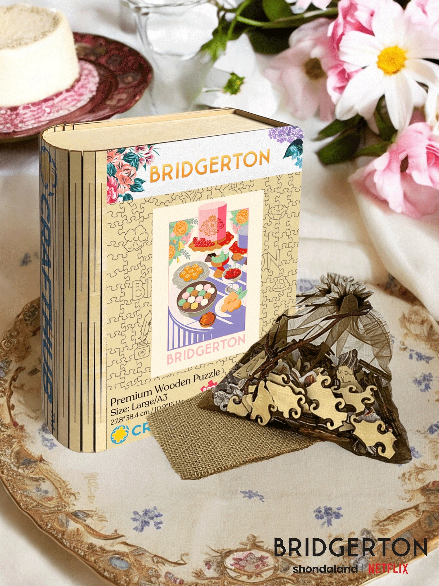 Bridgerton Banquet Wooden Jigsaw Puzzle - Image 2
