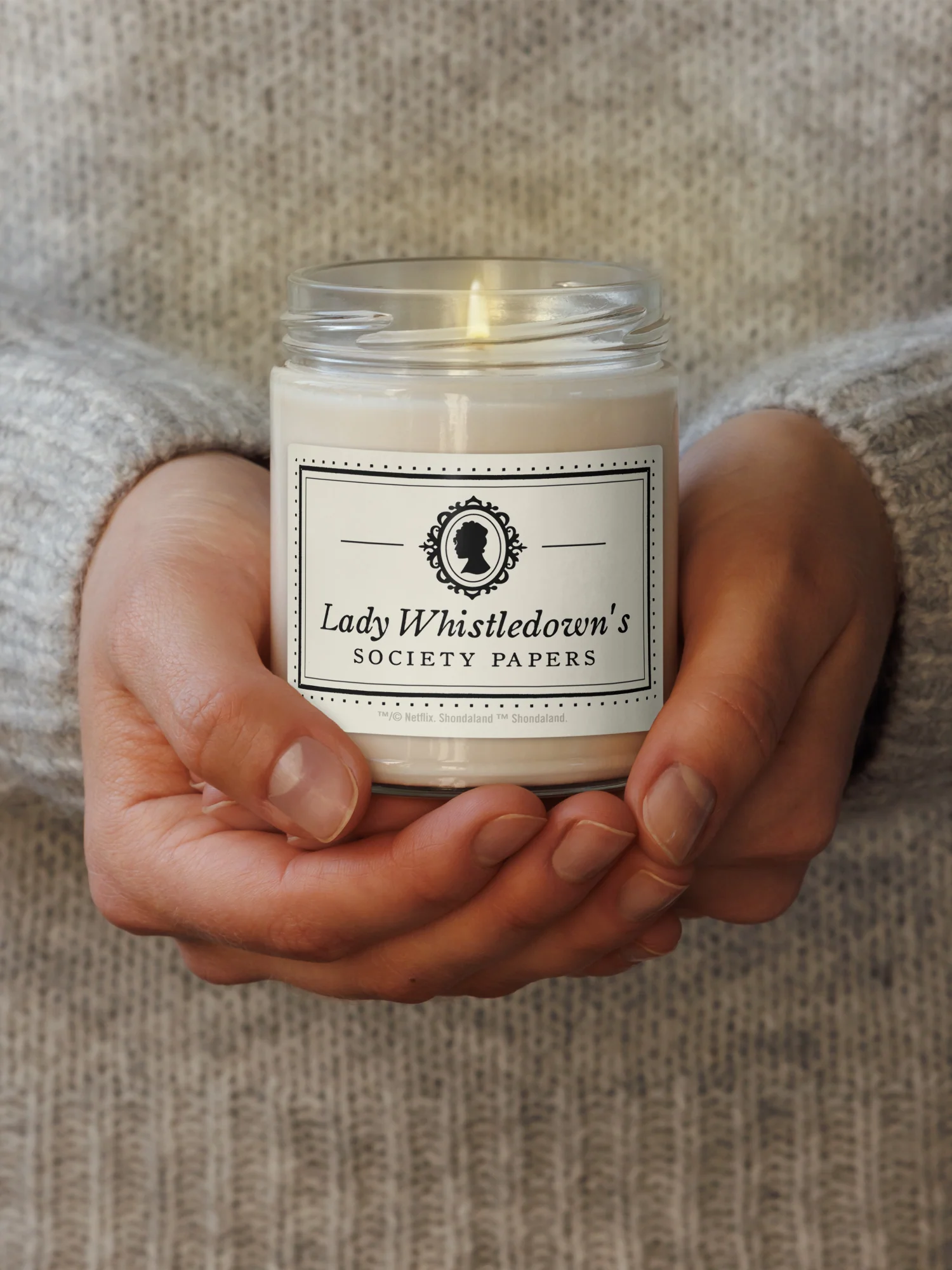 Bridgerton Scented Candle Lady Whistledown News Paper - Image 3