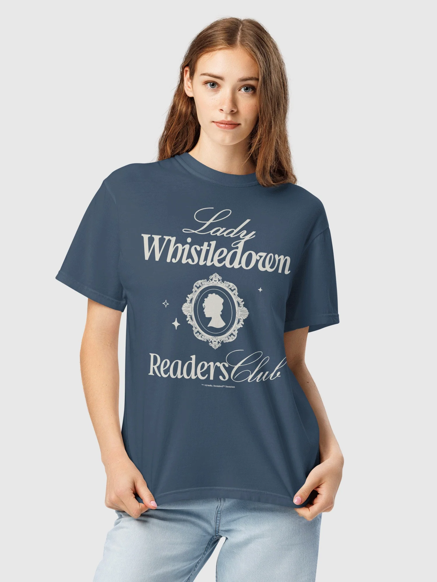 Bridgerton Club Comfort Colors T-Shirt Lady Whistledown Readers - Image 2