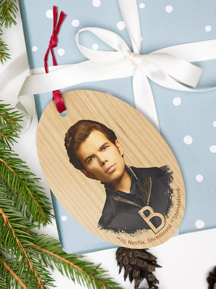 Bridgerton Colin Wooden Ornament - Image 2