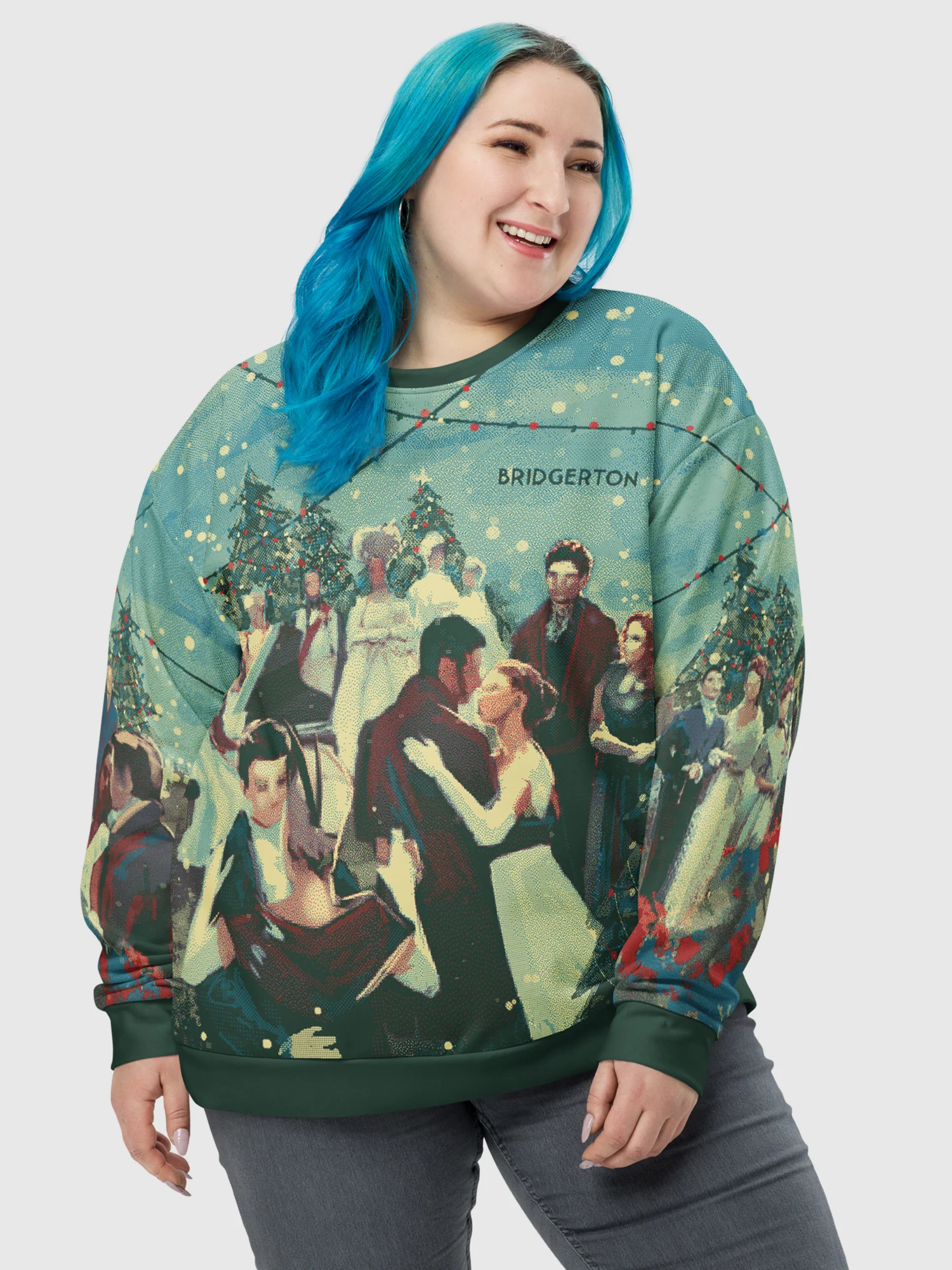 Bridgerton Crewneck Sweatshirt Holiday Ball - Image 2