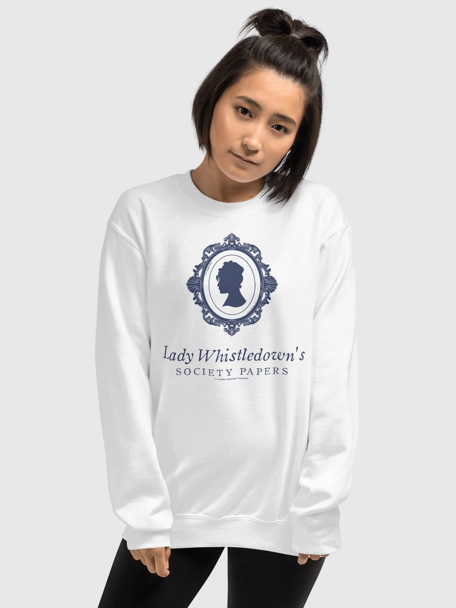 Bridgerton  Crewneck Sweatshirt Lady Whistledown's Society Papers - Image 4