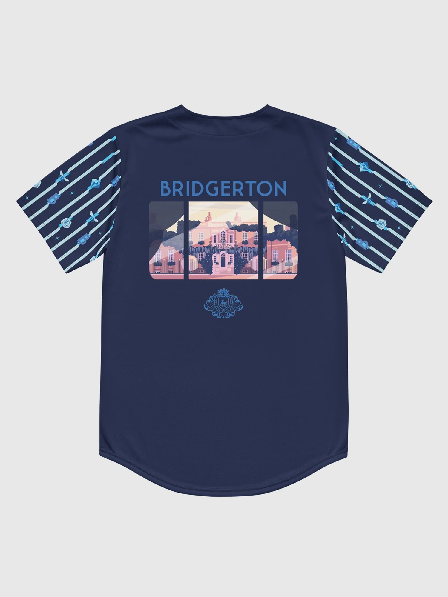 Bridgerton Diamond of the Season Baseball Jersey - Image 2
