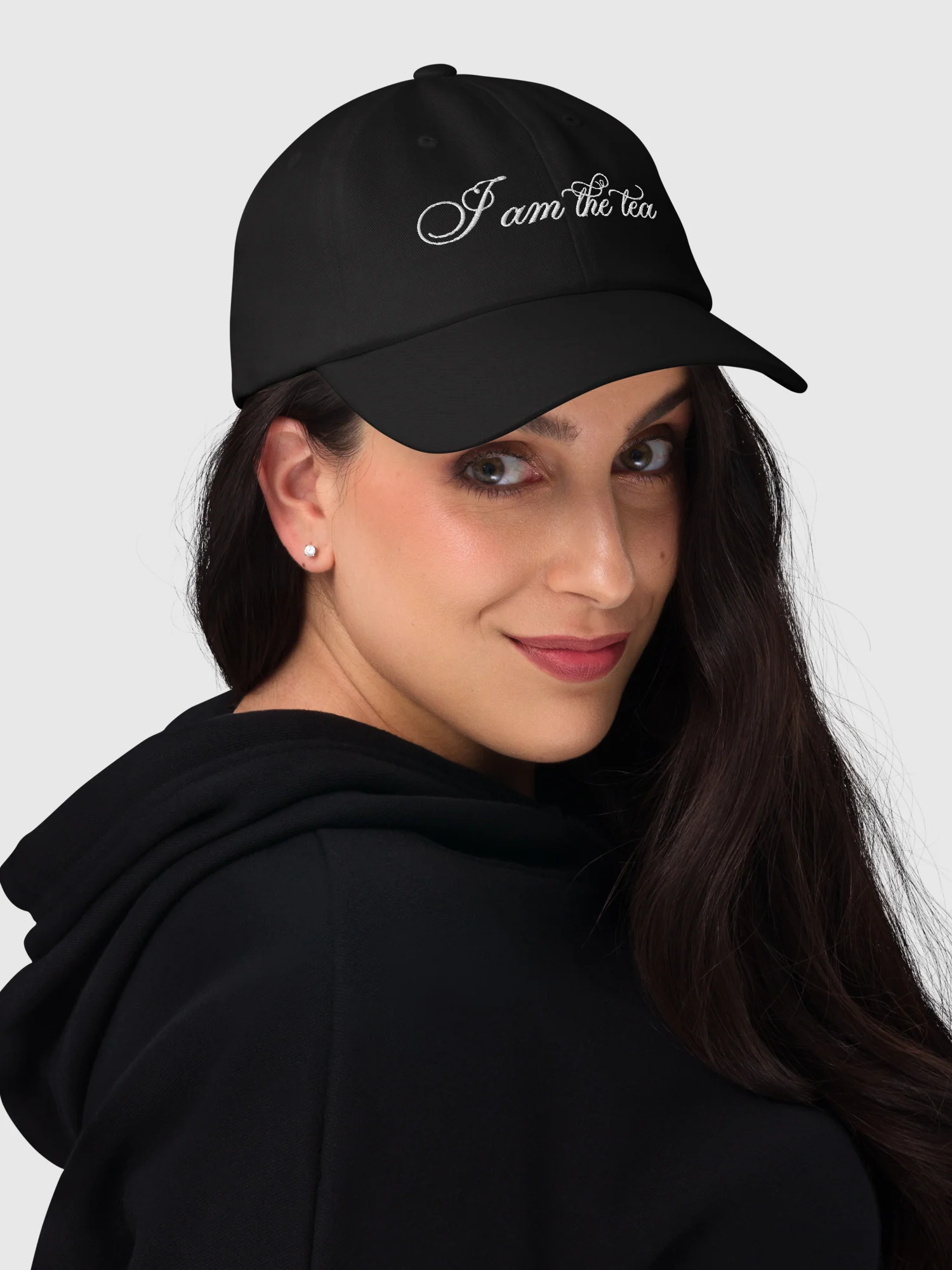 Bridgerton Embroidered Dad Hat I Am The Tea - Image 3
