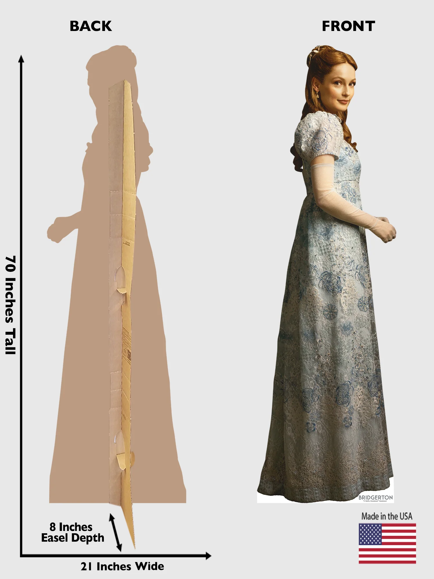 Bridgerton Francesca Cardboard Cutout Standee - Image 2