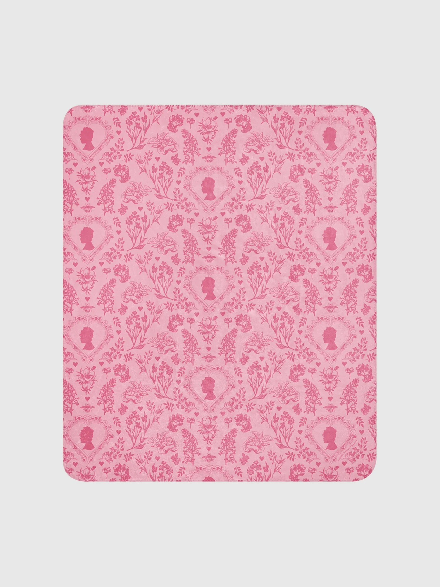 Bridgerton Hearts Sherpa Blanket - Image 4