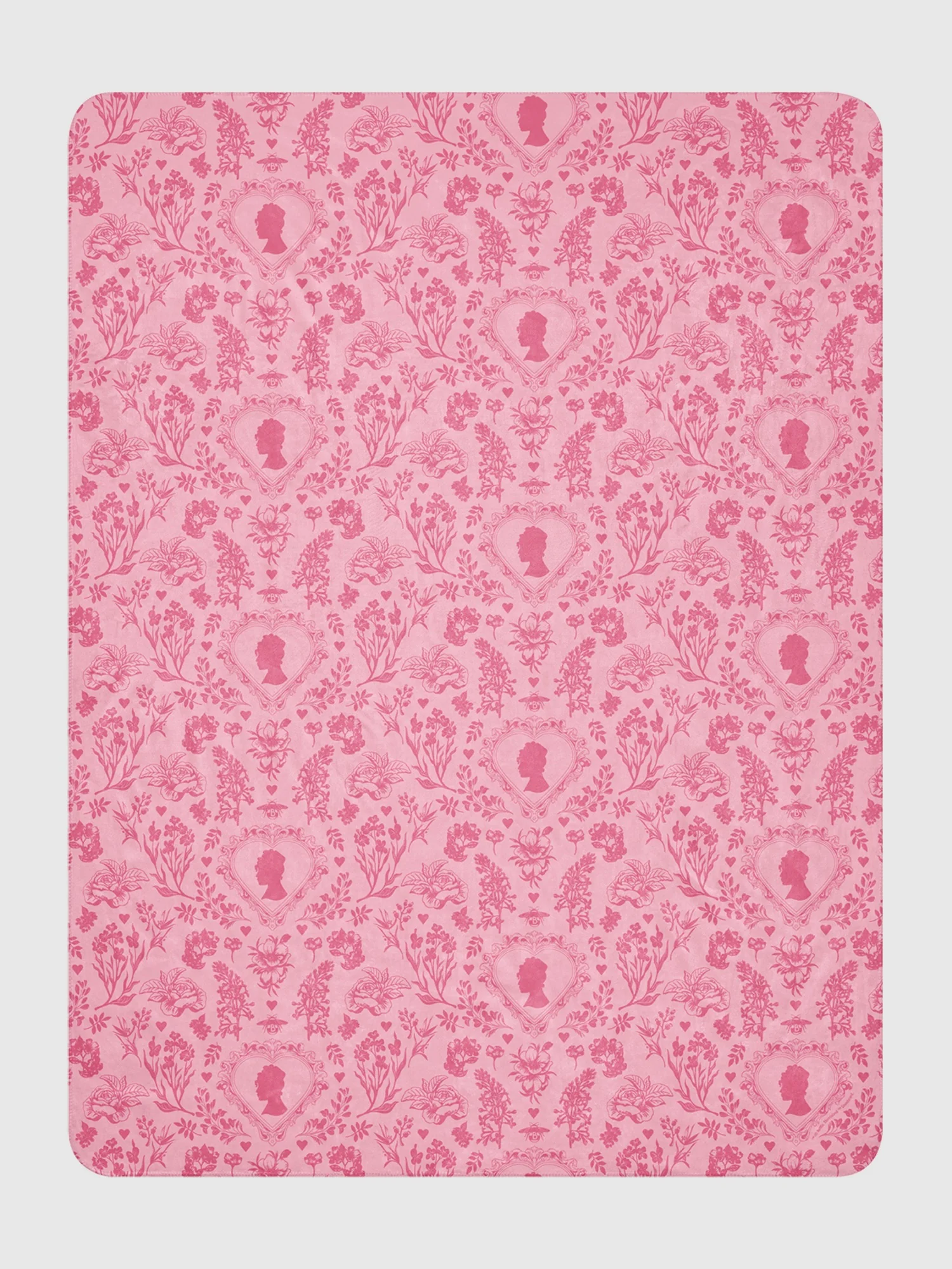 Bridgerton Hearts Sherpa Blanket - Image 6