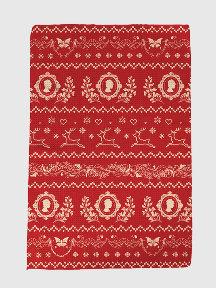 Bridgerton Holiday Pattern Kitchen Towel - Image 2