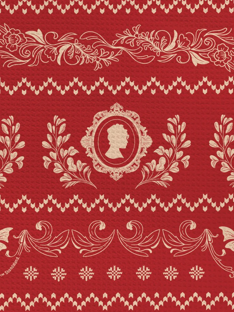 Bridgerton Holiday Pattern Kitchen Towel - Image 3