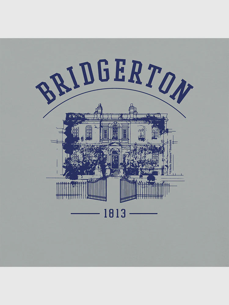 Bridgerton House Comfort Colors T-Shirt [Blue House] - Image 6
