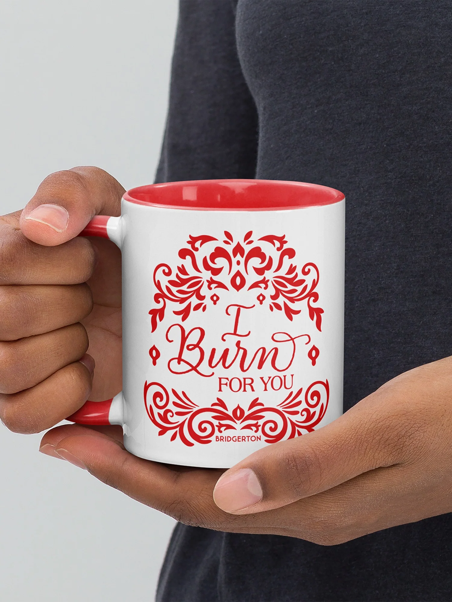 Bridgerton I Burn For You Two-tone Mug - Image 3