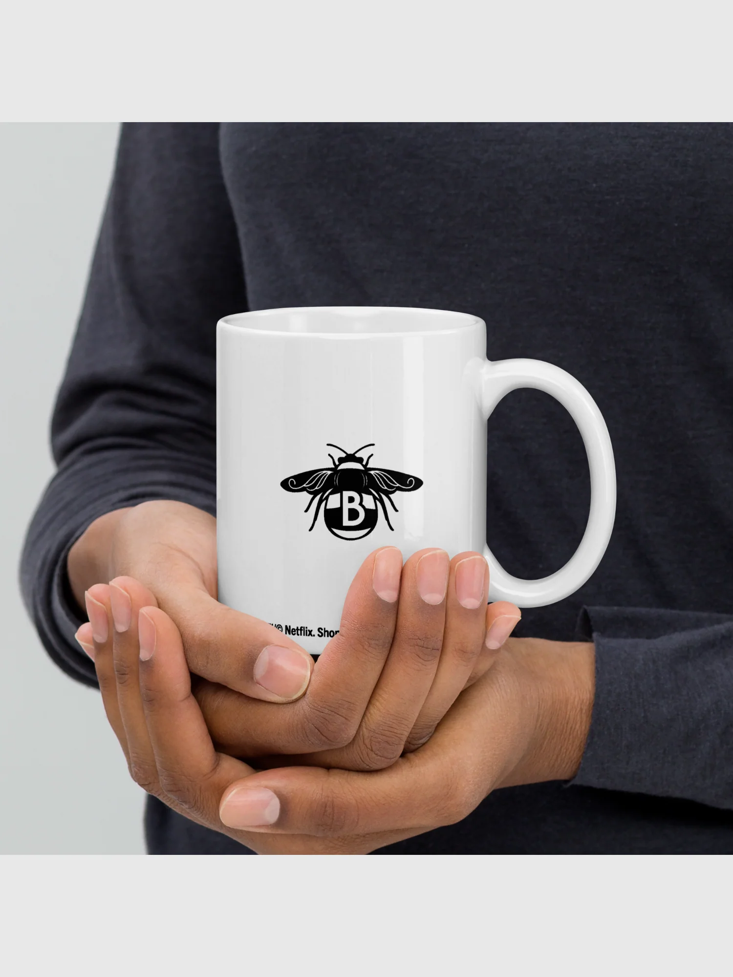 Lady Whistledown I Get My Tea 11 oz. Bumble Bee Mug - Image 3