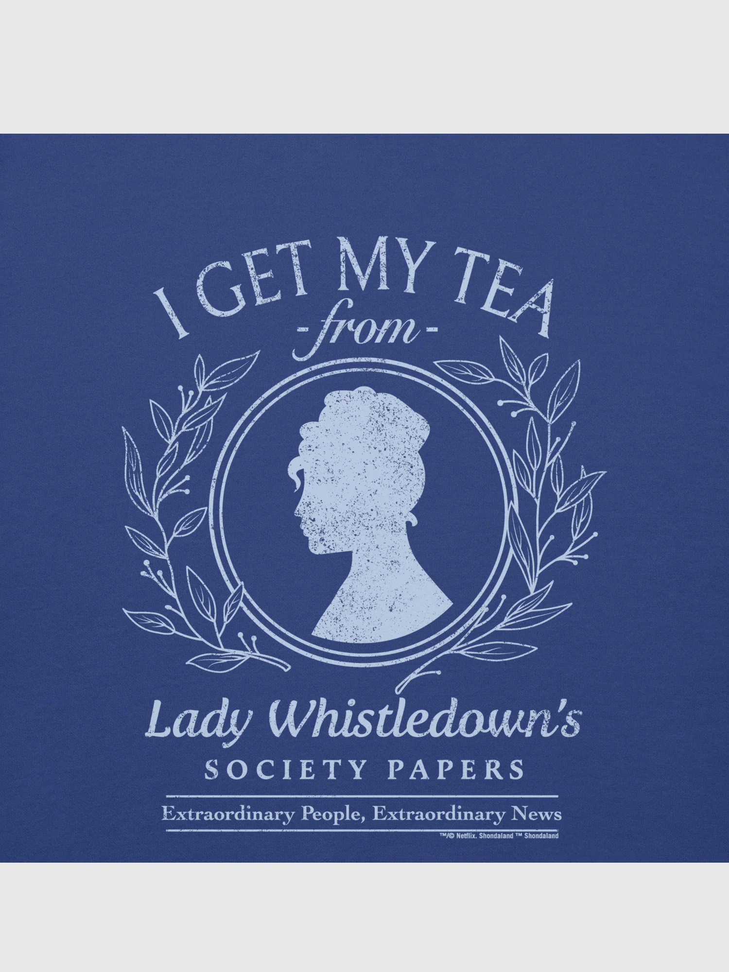 Lady Whistledown I Get My Tea Crewneck Sweatshirt - Image 5