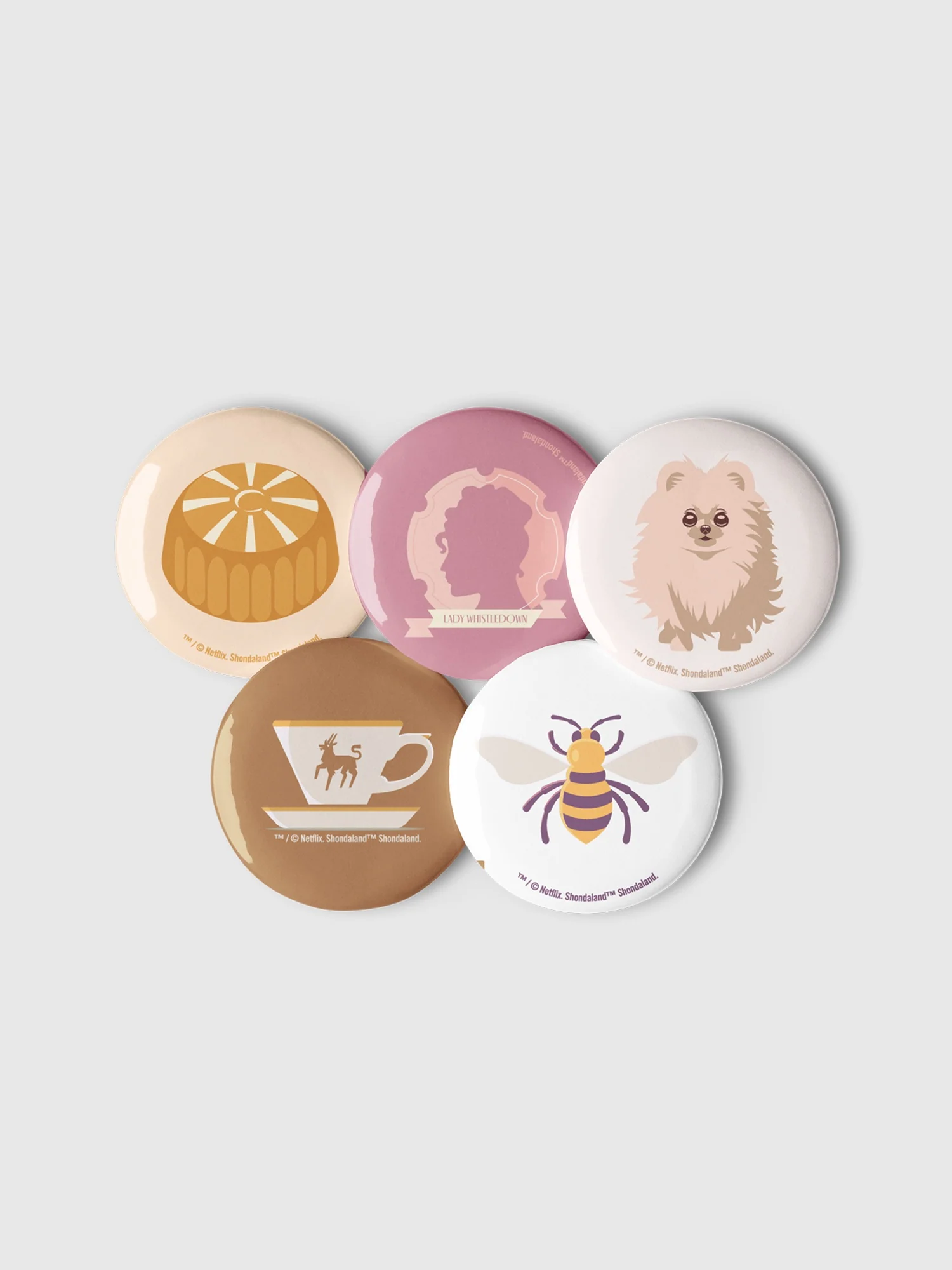 Bridgerton Icons 5 Pin Set - Image 2