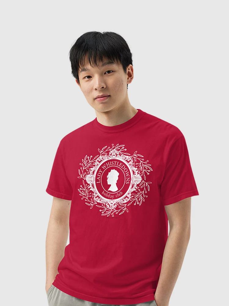 Lady Whistledown Holiday Club Comfort Colors T-Shirt - Image 2