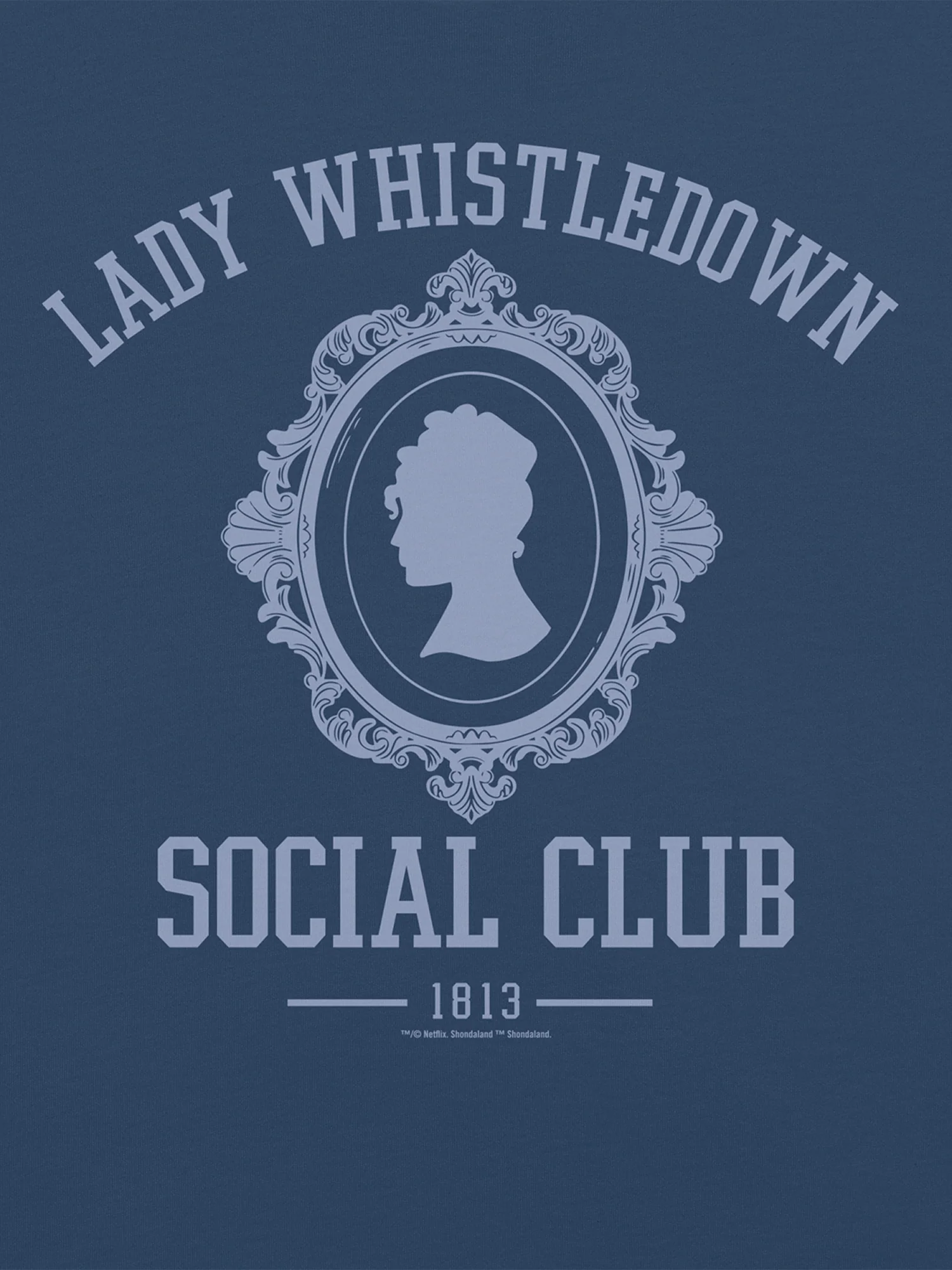 Bridgerton Lady Whistledown Social Club Comfort Colors T-Shirt - Image 2