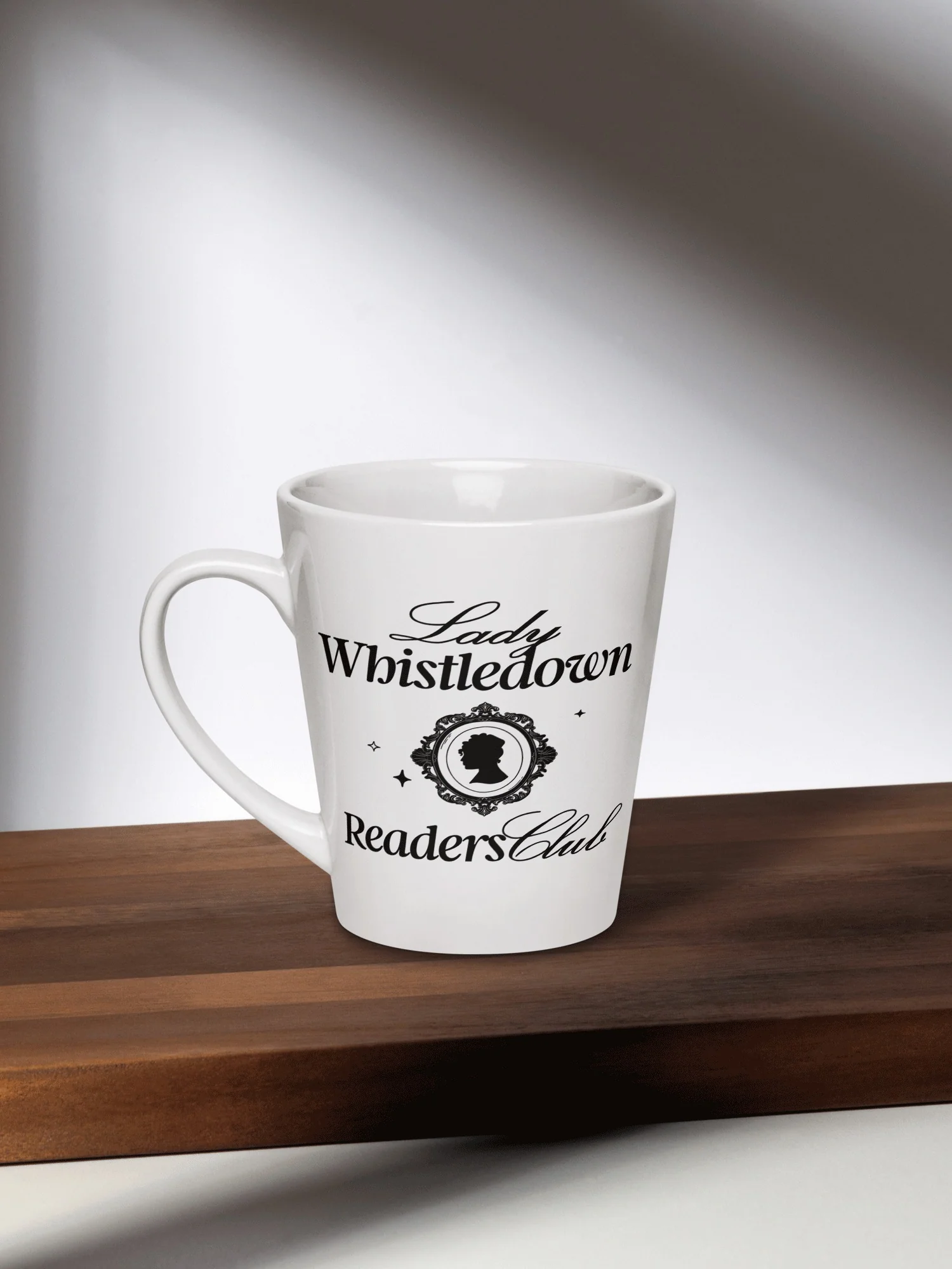 Bridgerton Latte Mug Lady Whistledown Readers Club - Image 4