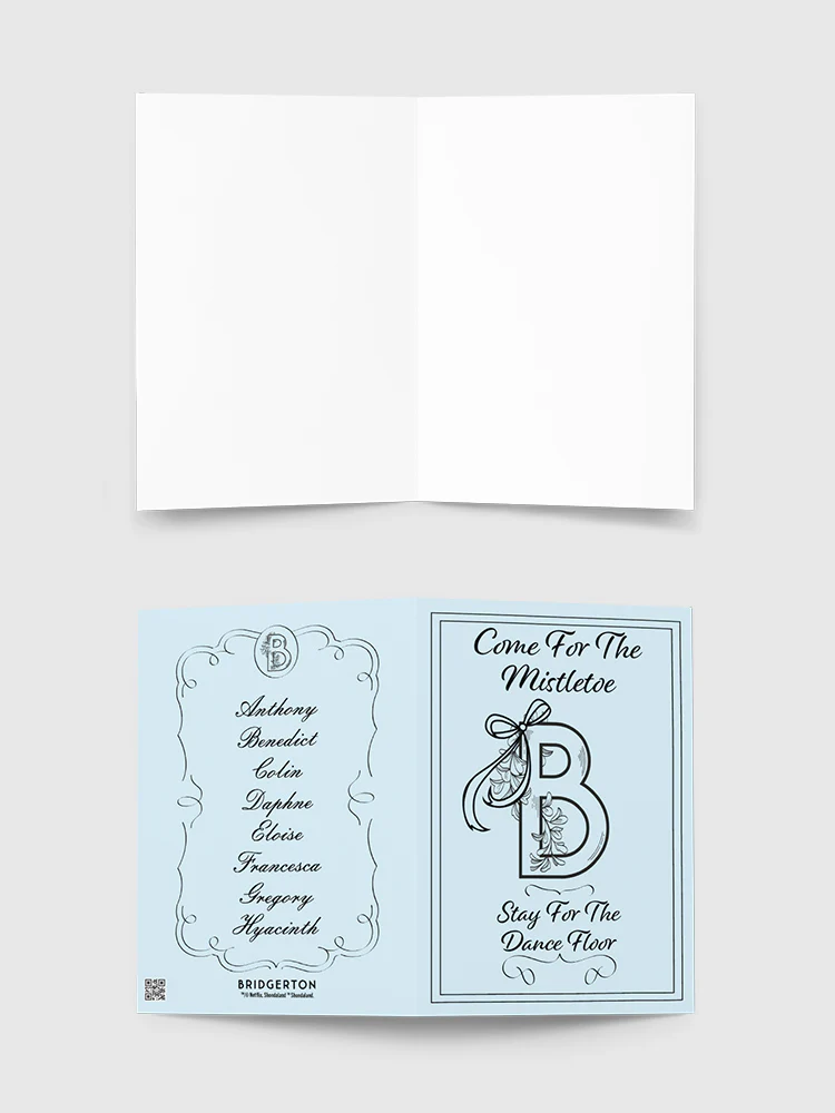 Bridgerton Mistletoe Holiday Greeting Card - Image 3