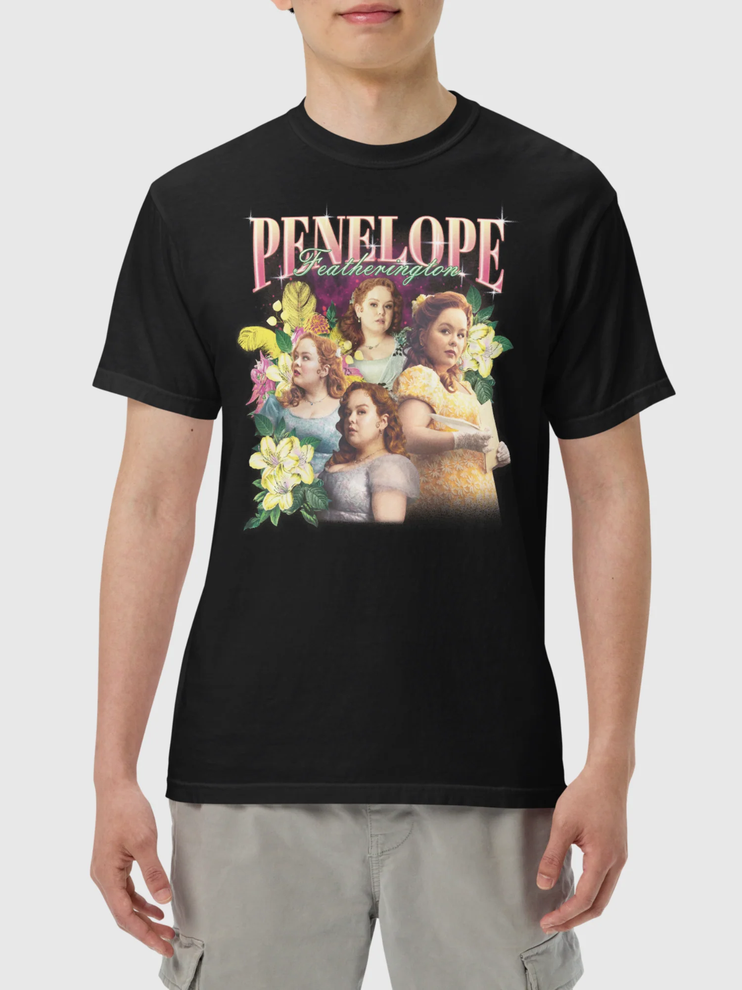 Bridgerton Penelope Unisex T-Shirt [Black] - Image 3