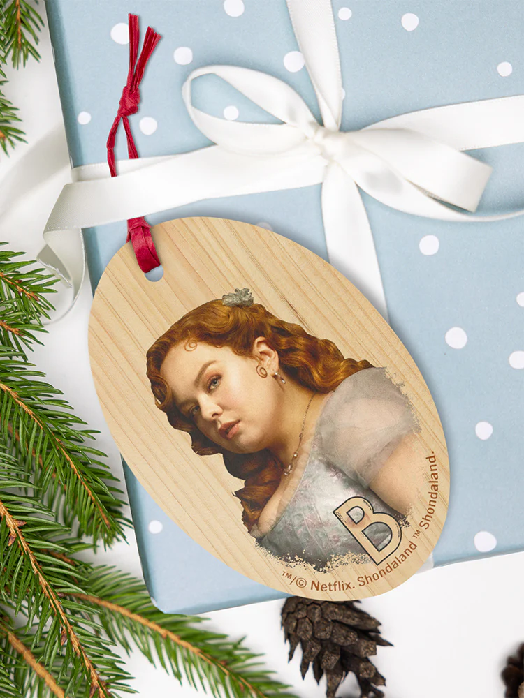 Bridgerton Penelope Wooden Ornament - Image 3