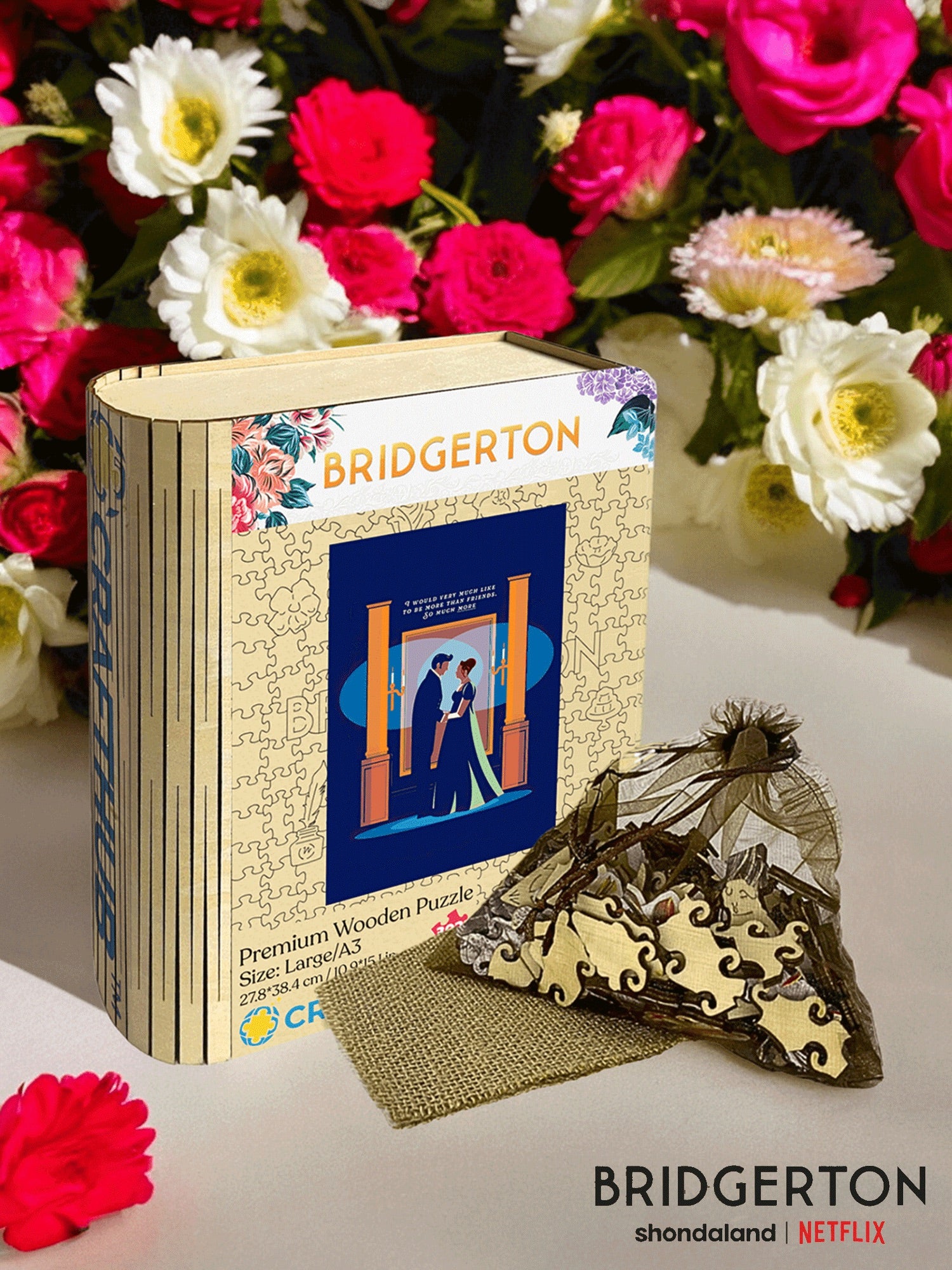 Bridgerton Polin Wooden Jigsaw Puzzle - Image 2