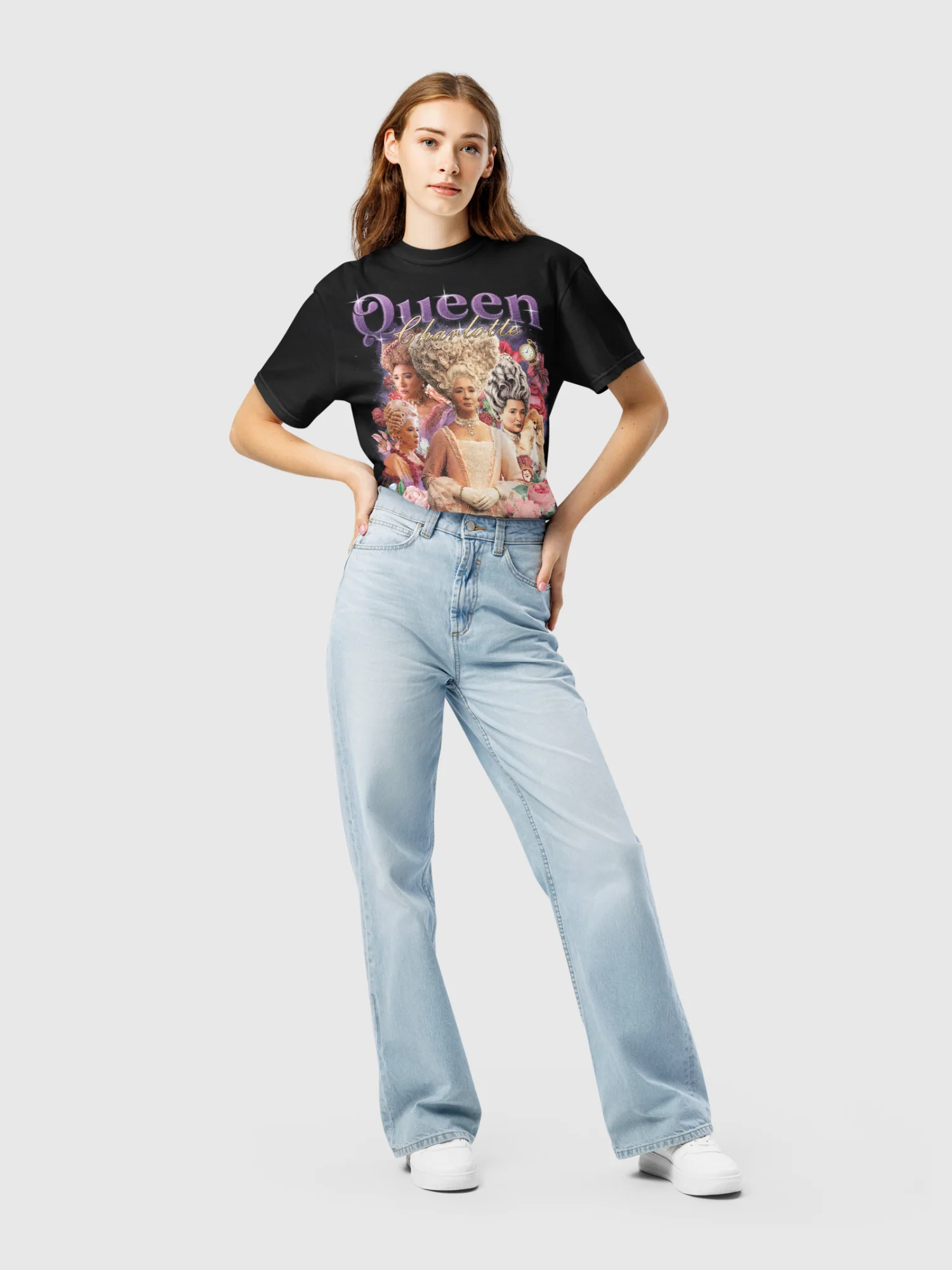 Bridgerton Queen Charlotte Heartthrob Comfort Colors T-Shirt - Image 3