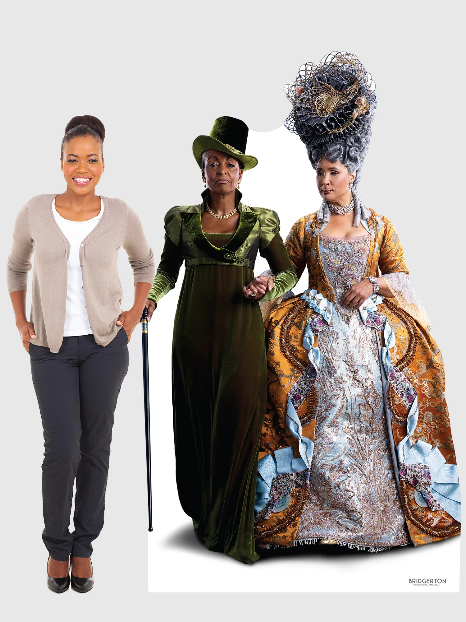 Bridgerton Queen Charlotte & Lady Danbury Cardboard Cutout Standee - Image 3