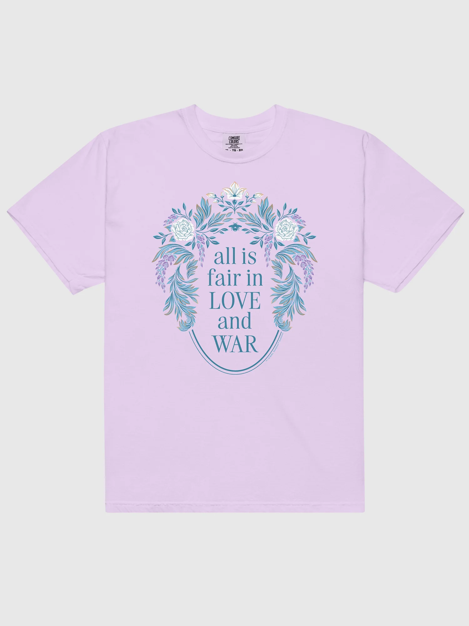 Bridgerton T-Shirt All Is Fair In Love And War Comfort Colors - Image 2