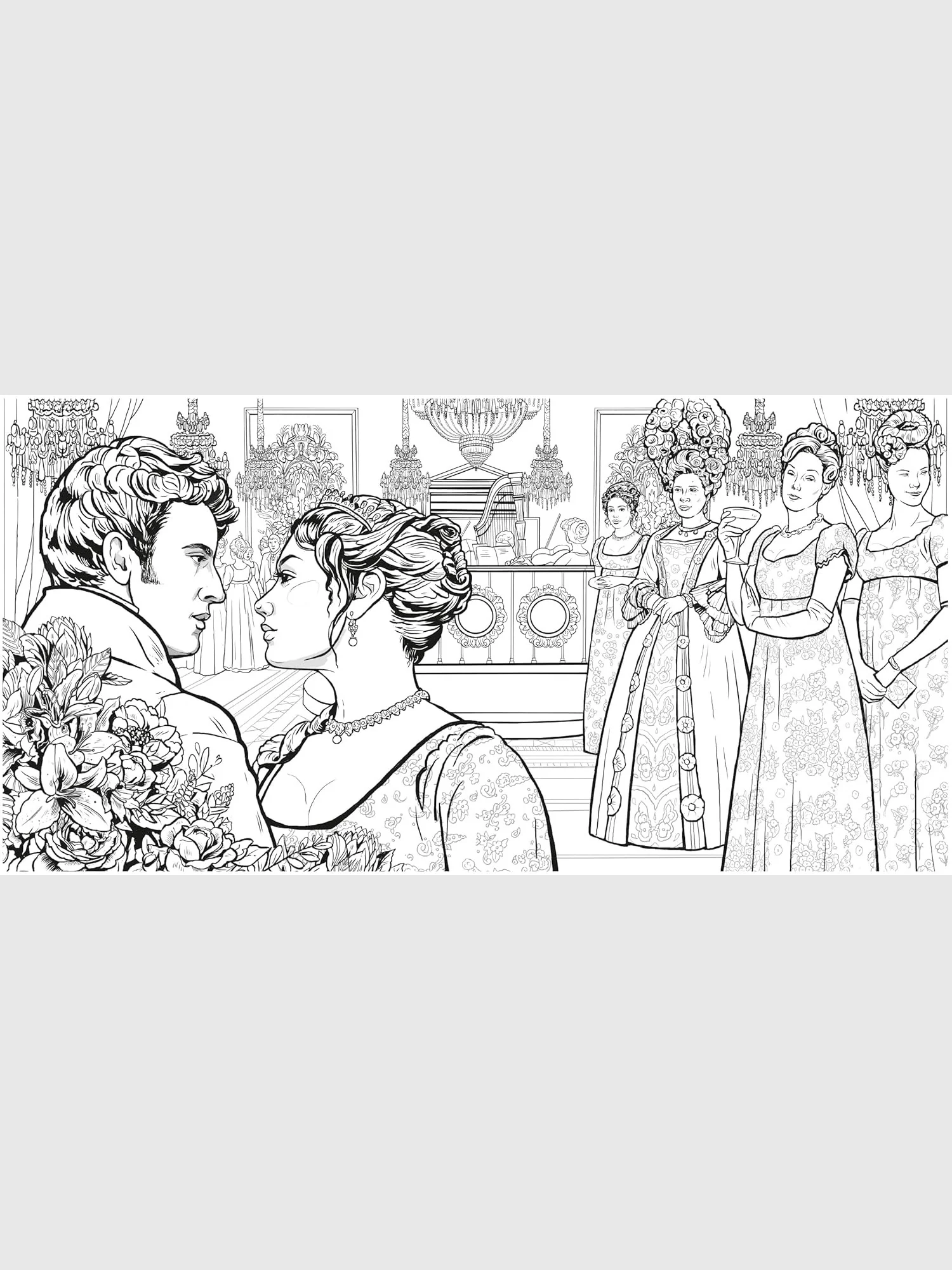 Bridgerton: The Official Coloring Book - Image 4