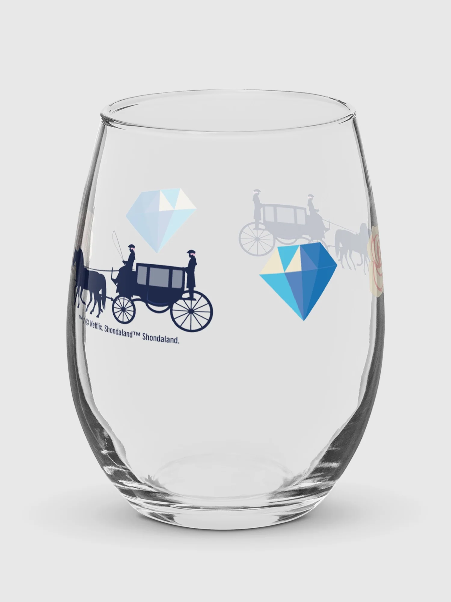 Bridgerton The Ton Stemless Wine Glass - Image 3