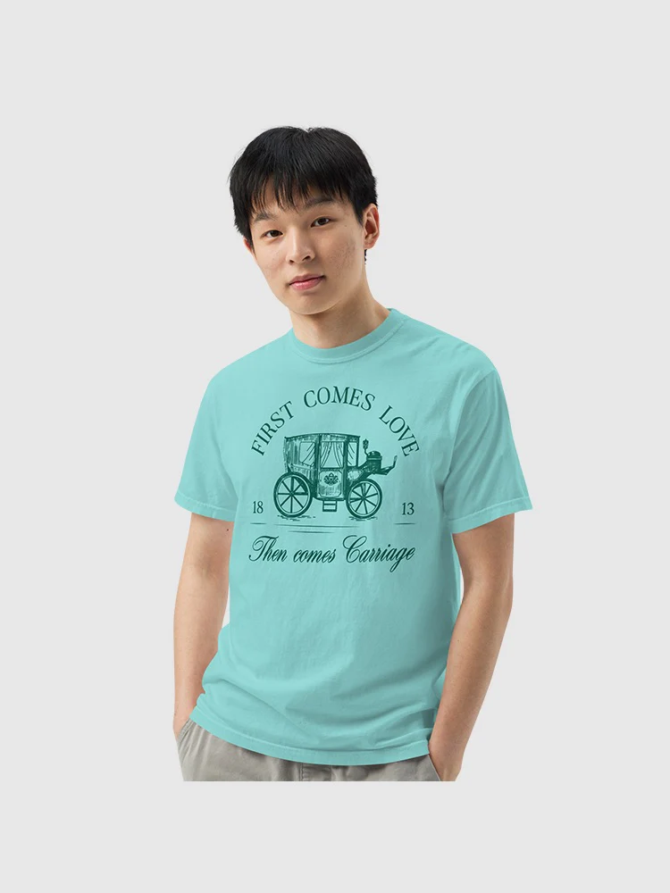 Bridgerton Then Comes Carriage Comfort Colors T-Shirt - Image 3